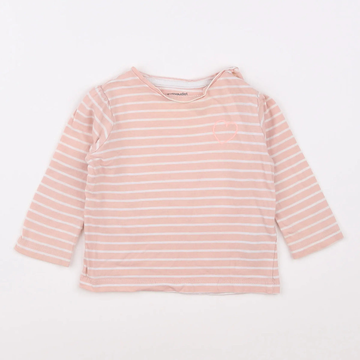 Vertbaudet - tee-shirt rose - 9 mois