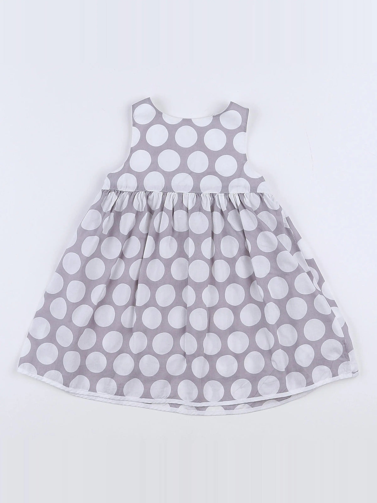 Jacadi - robe gris, blanc - 18 mois