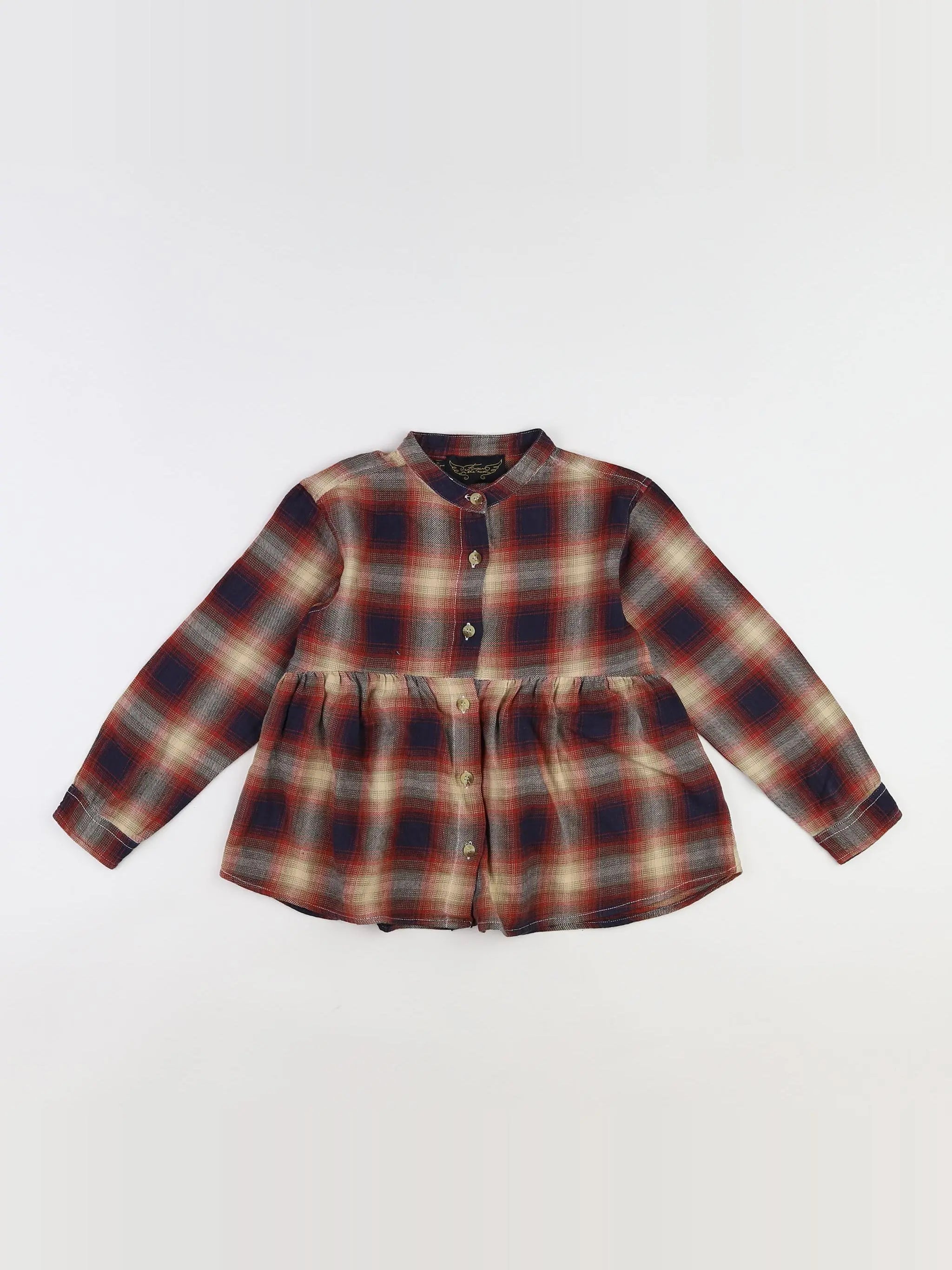 Finger in the nose - chemise multicolore - 6/7 ans