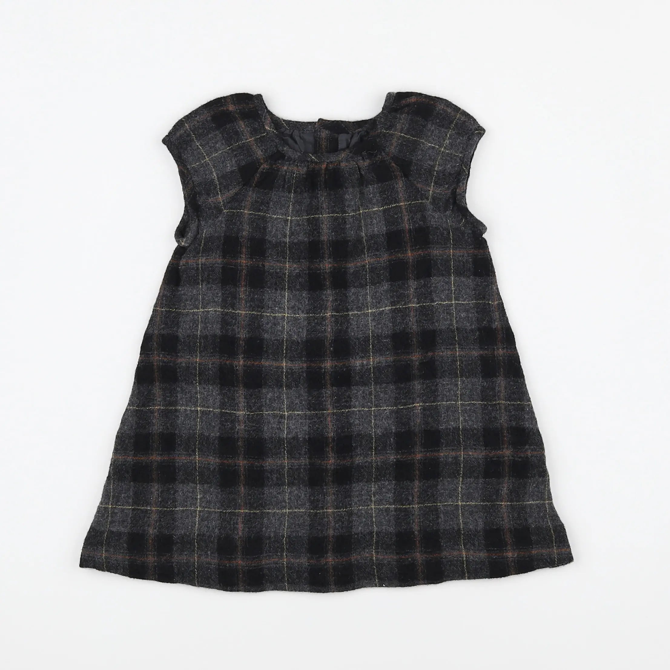 Bonpoint - robe gris, noir - 18 mois