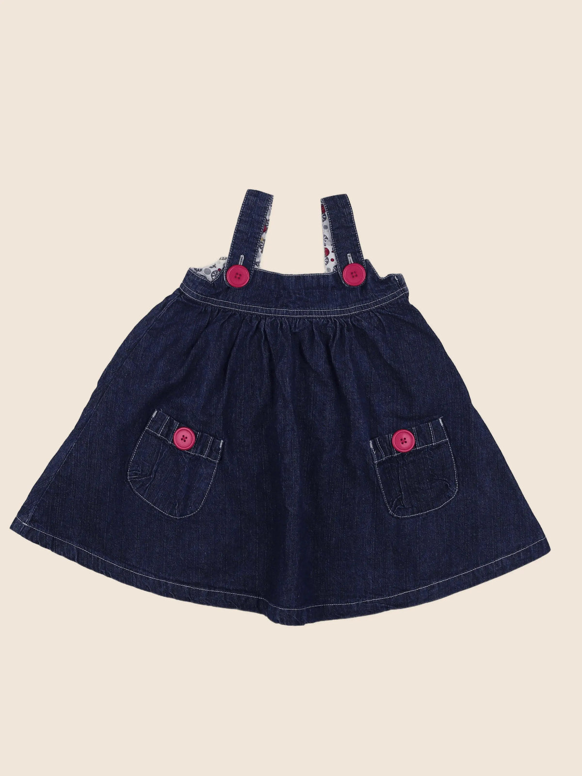 La Redoute - robe bleu, rose - 18 mois