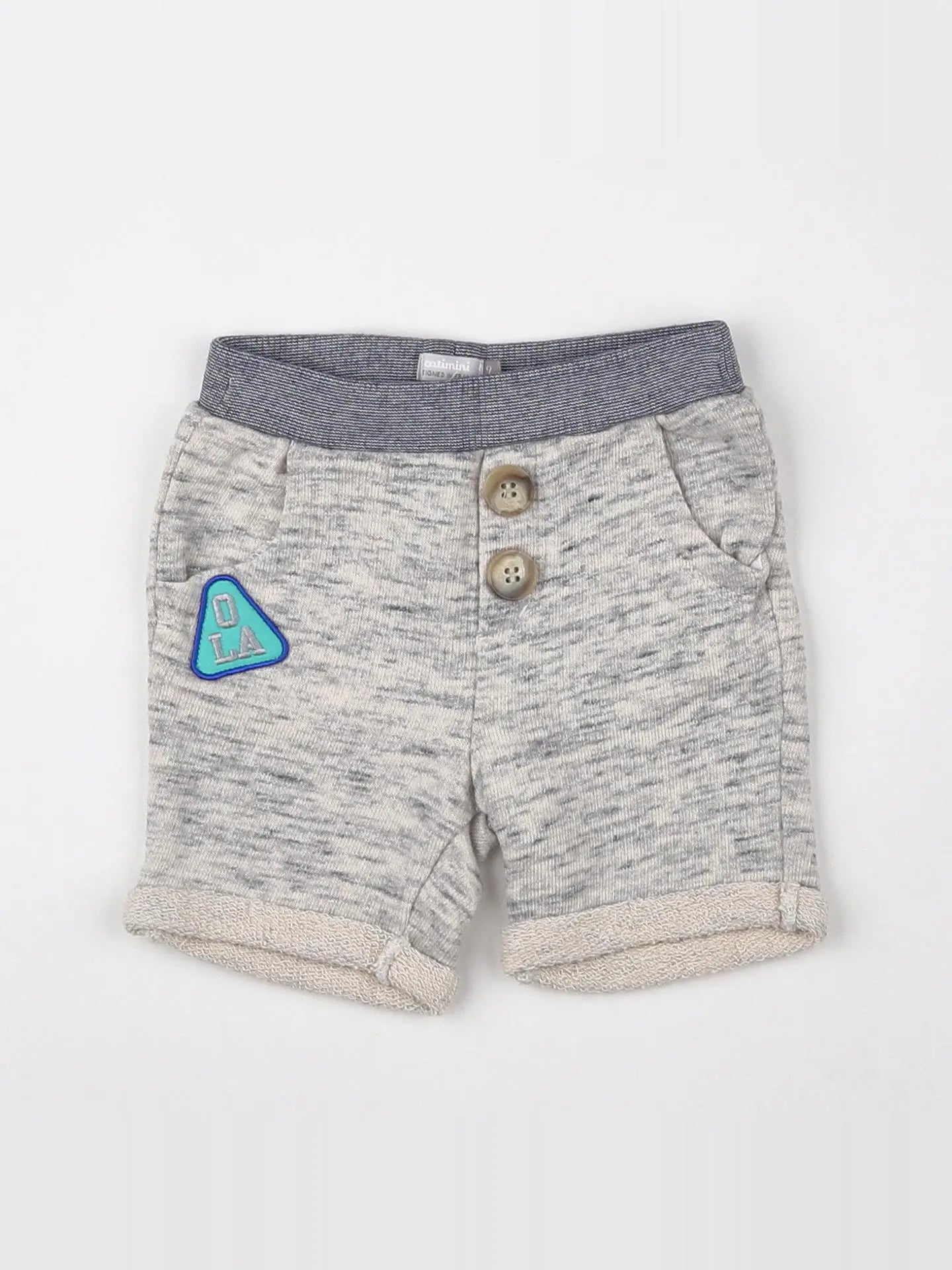 Catimini - short gris - 9 mois