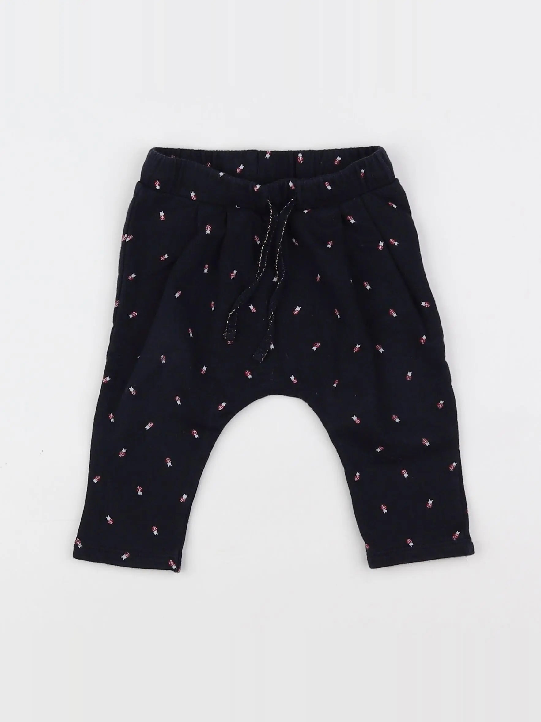 Boutchou - jogging bleu, rouge - 6 mois