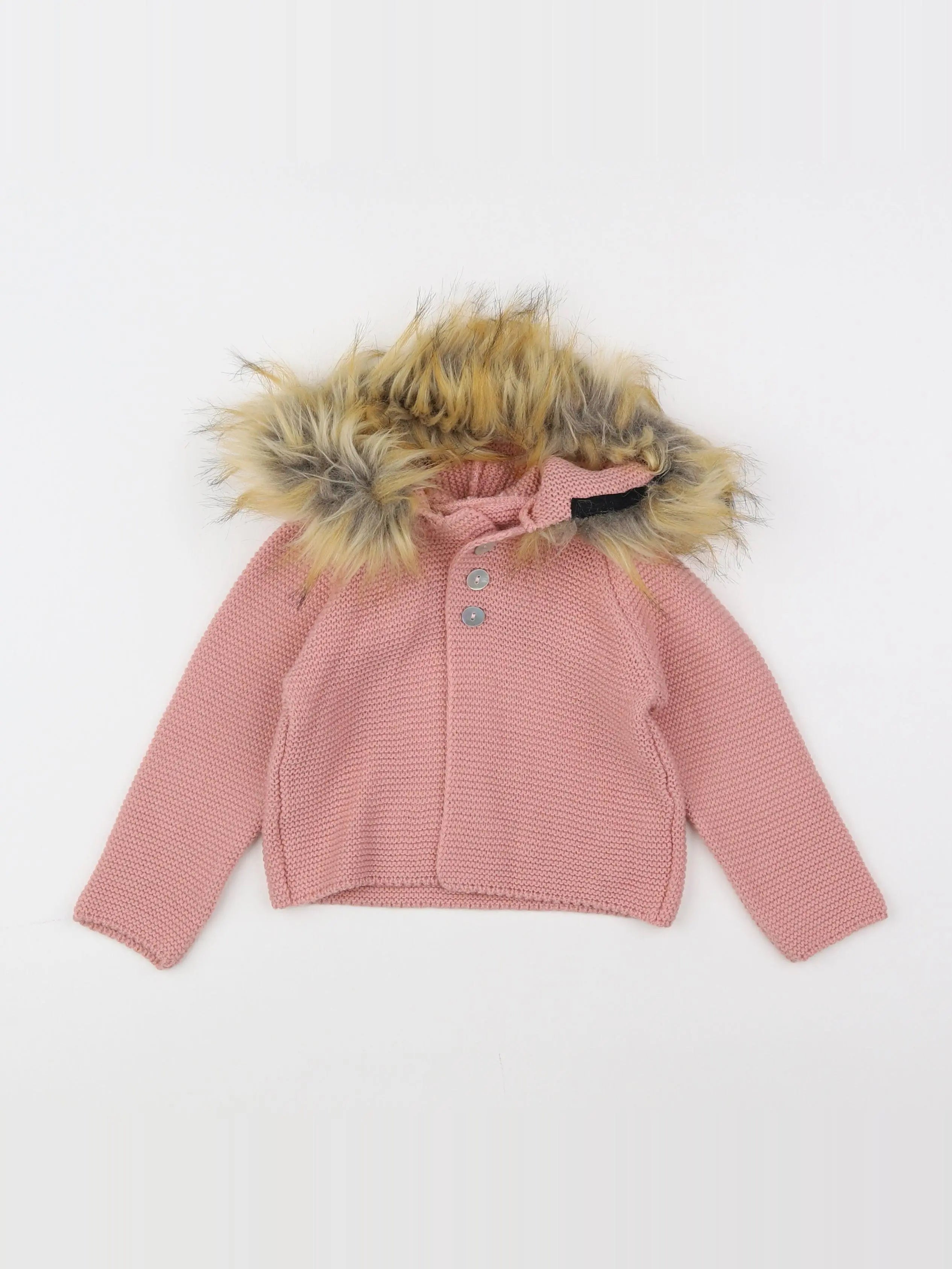 Lola Palacios - gilet rose - 18 mois