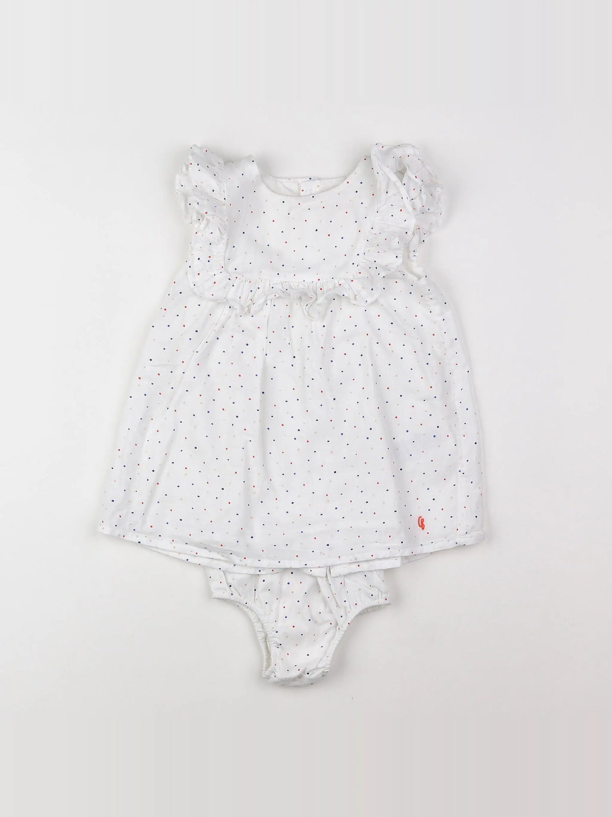Carrément Beau - robe blanc - 12 mois