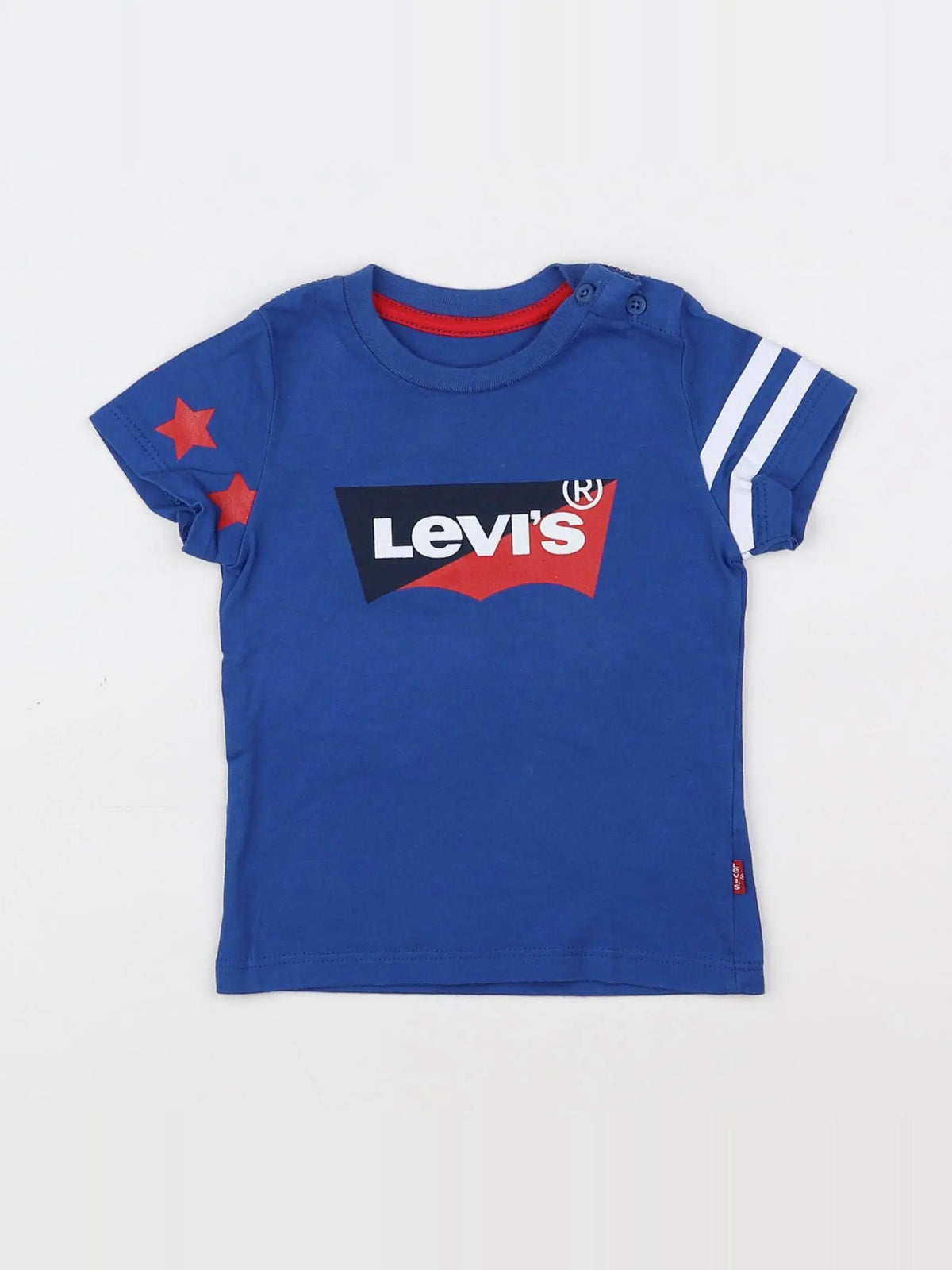 Levi's - tee-shirt bleu - 12 mois