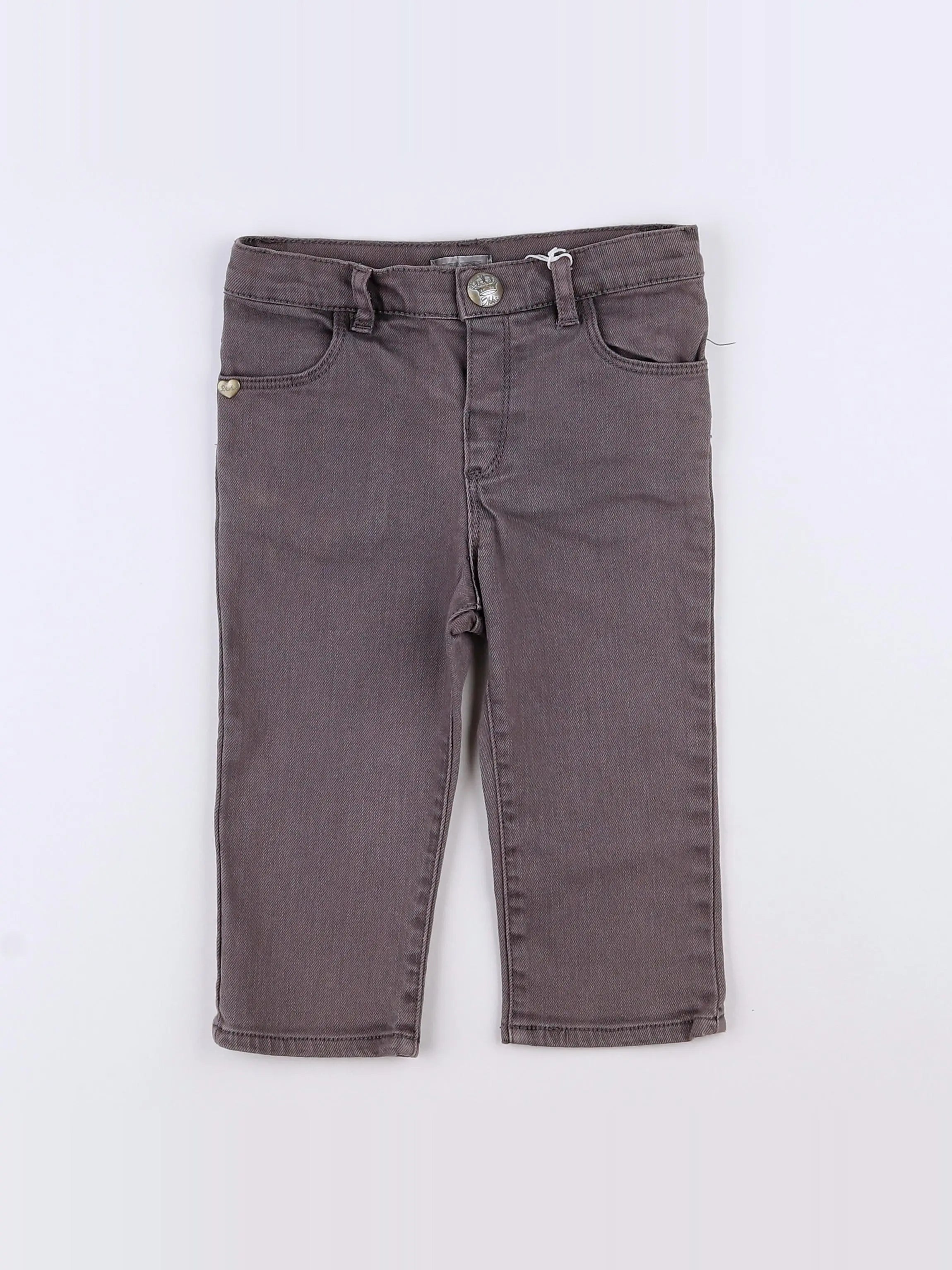 IKKS - jean gris (état neuf) - 12 mois