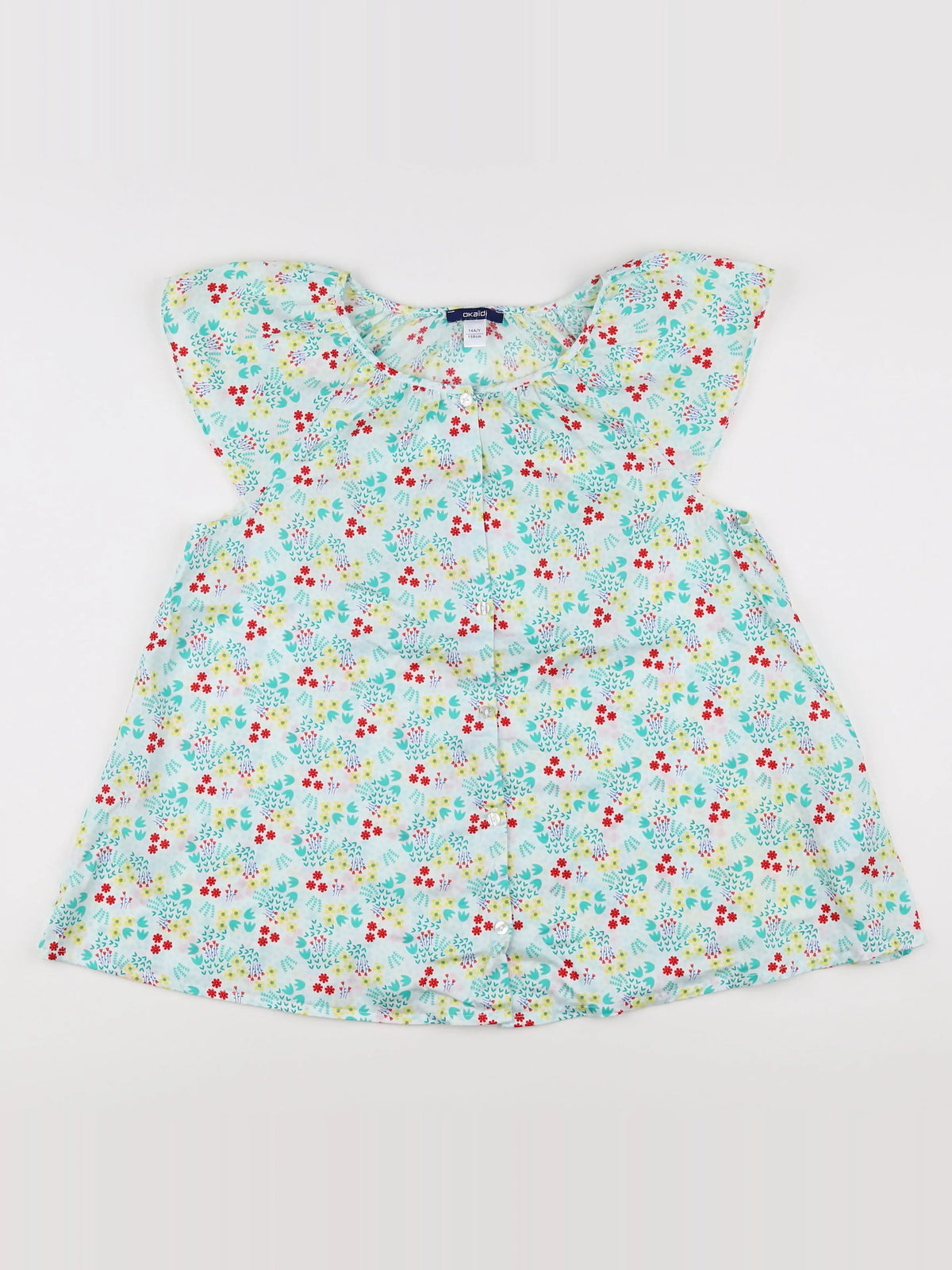 Okaidi - blouse multicolore - 14 ans