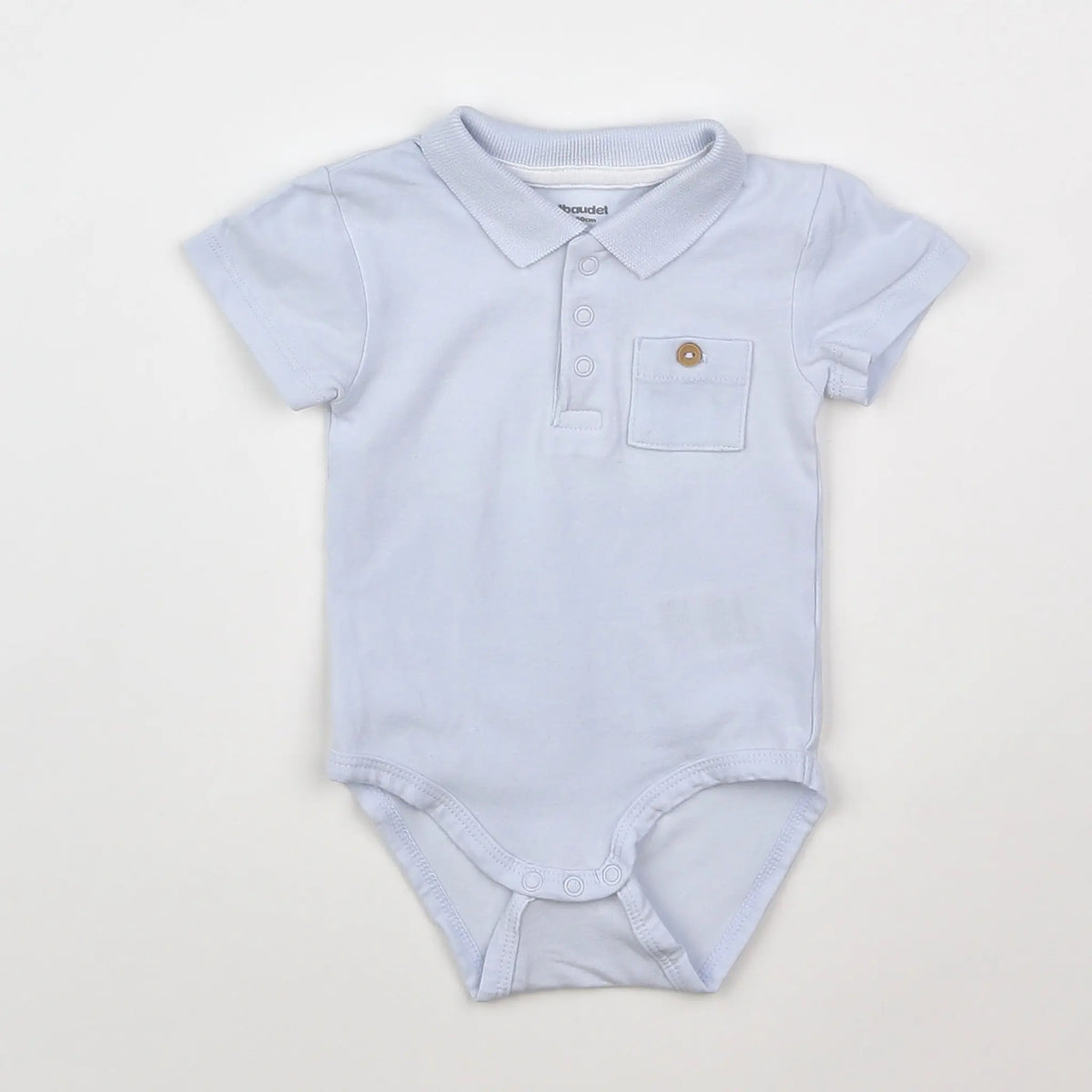 Vertbaudet - body vetement bleu - 3 mois