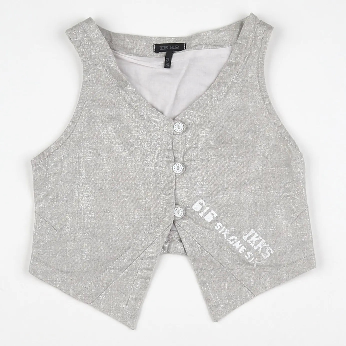 IKKS - veste argent, beige - 2 ans