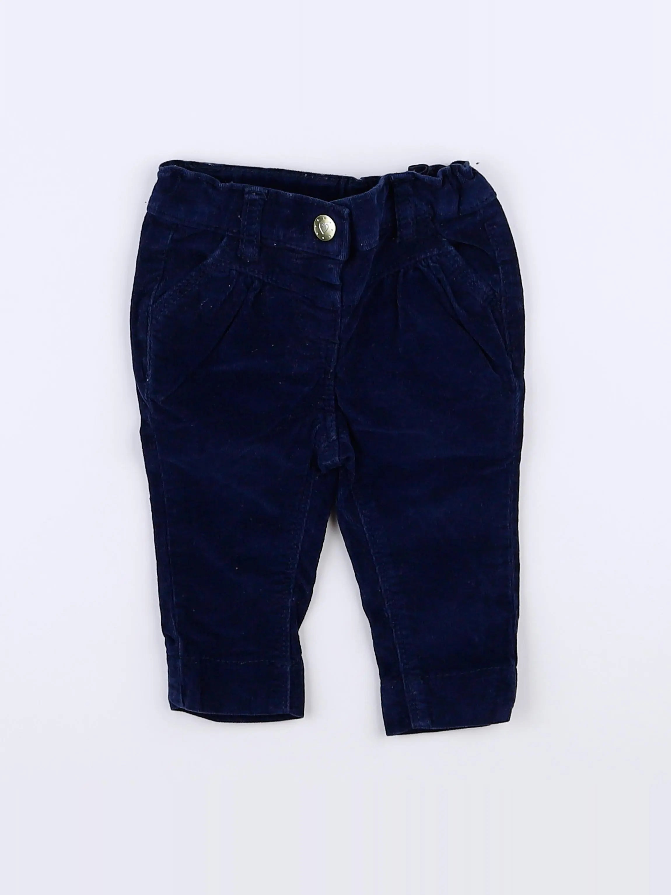 Tape à l'oeil - pantalon bleu - 3 mois