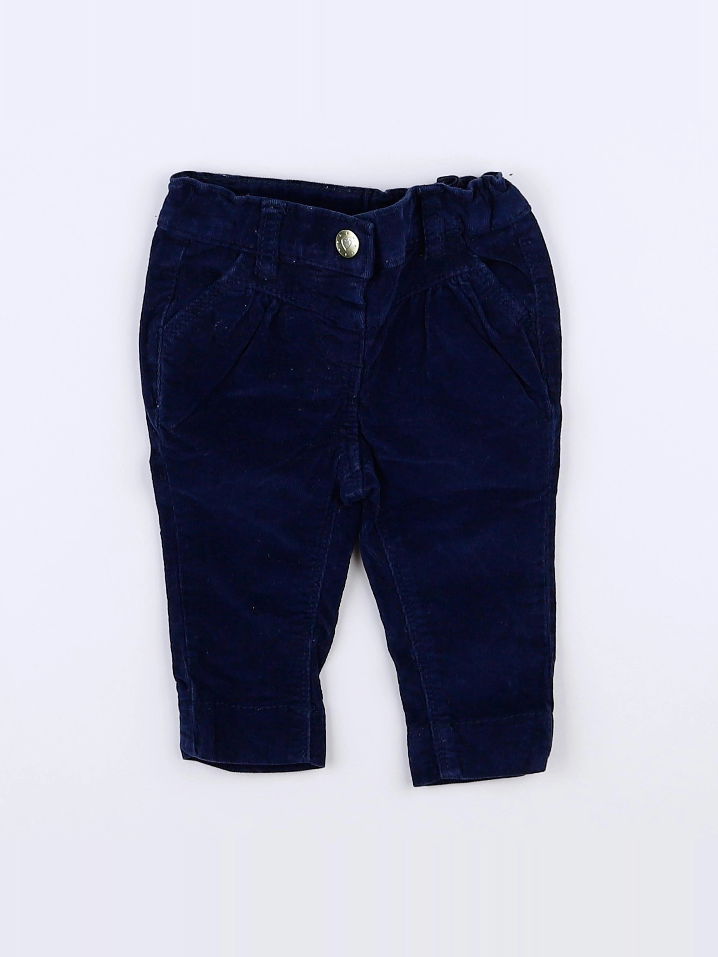 Tape à l'oeil - pantalon bleu - 3 mois