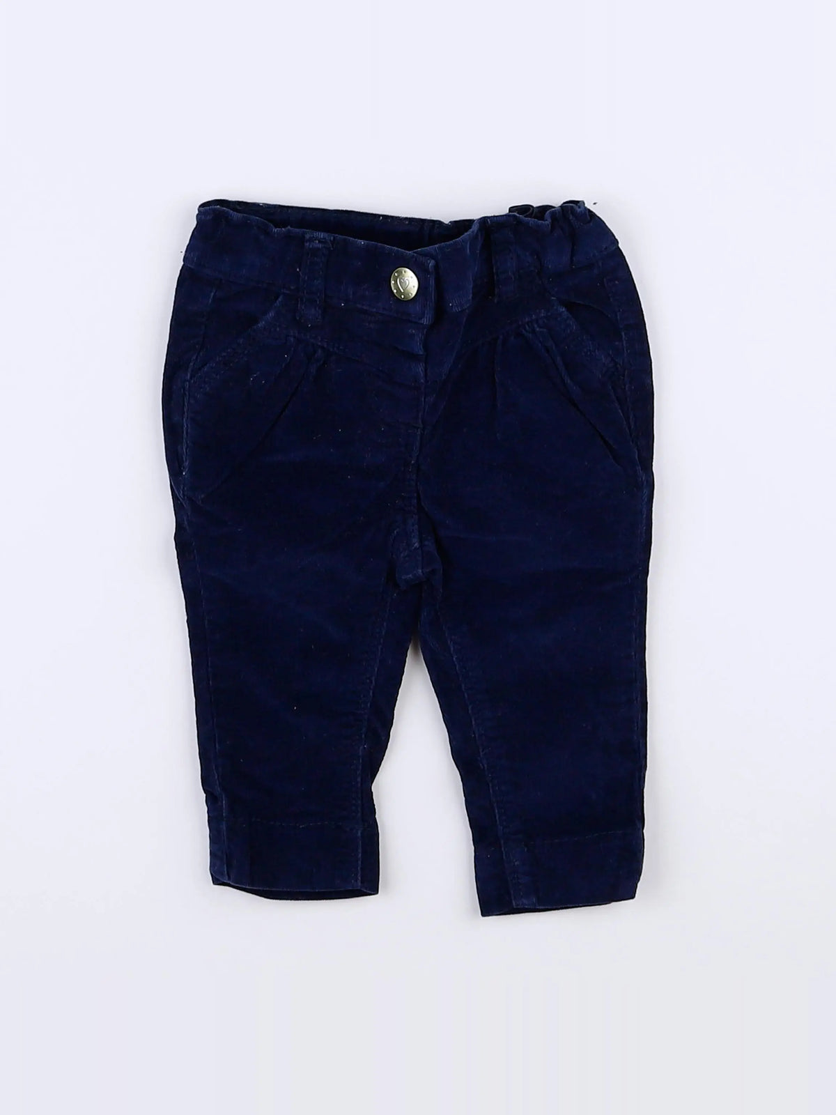 Tape à l'oeil - pantalon bleu - 3 mois