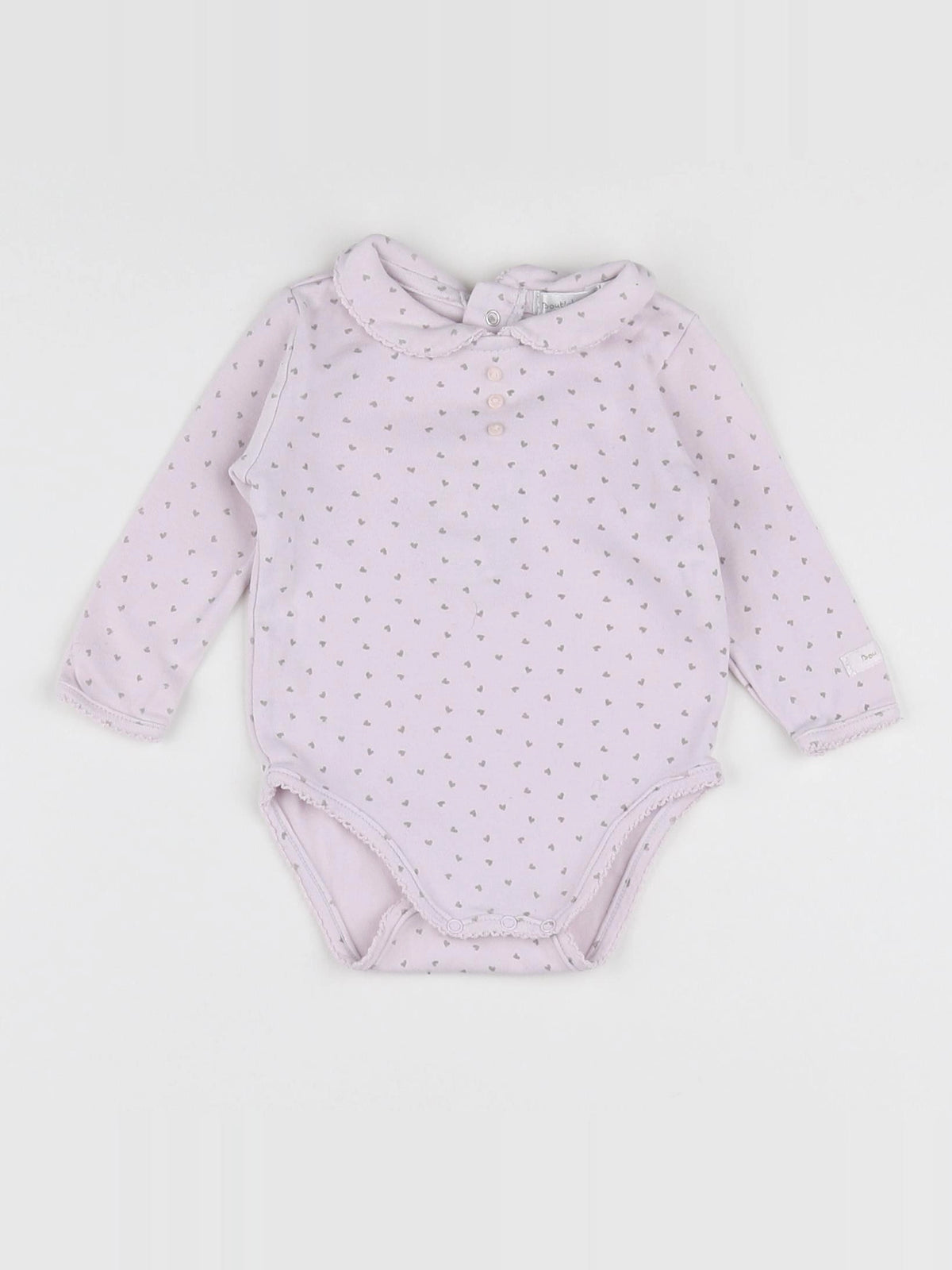 Boutchou - body vetement rose - 3 mois