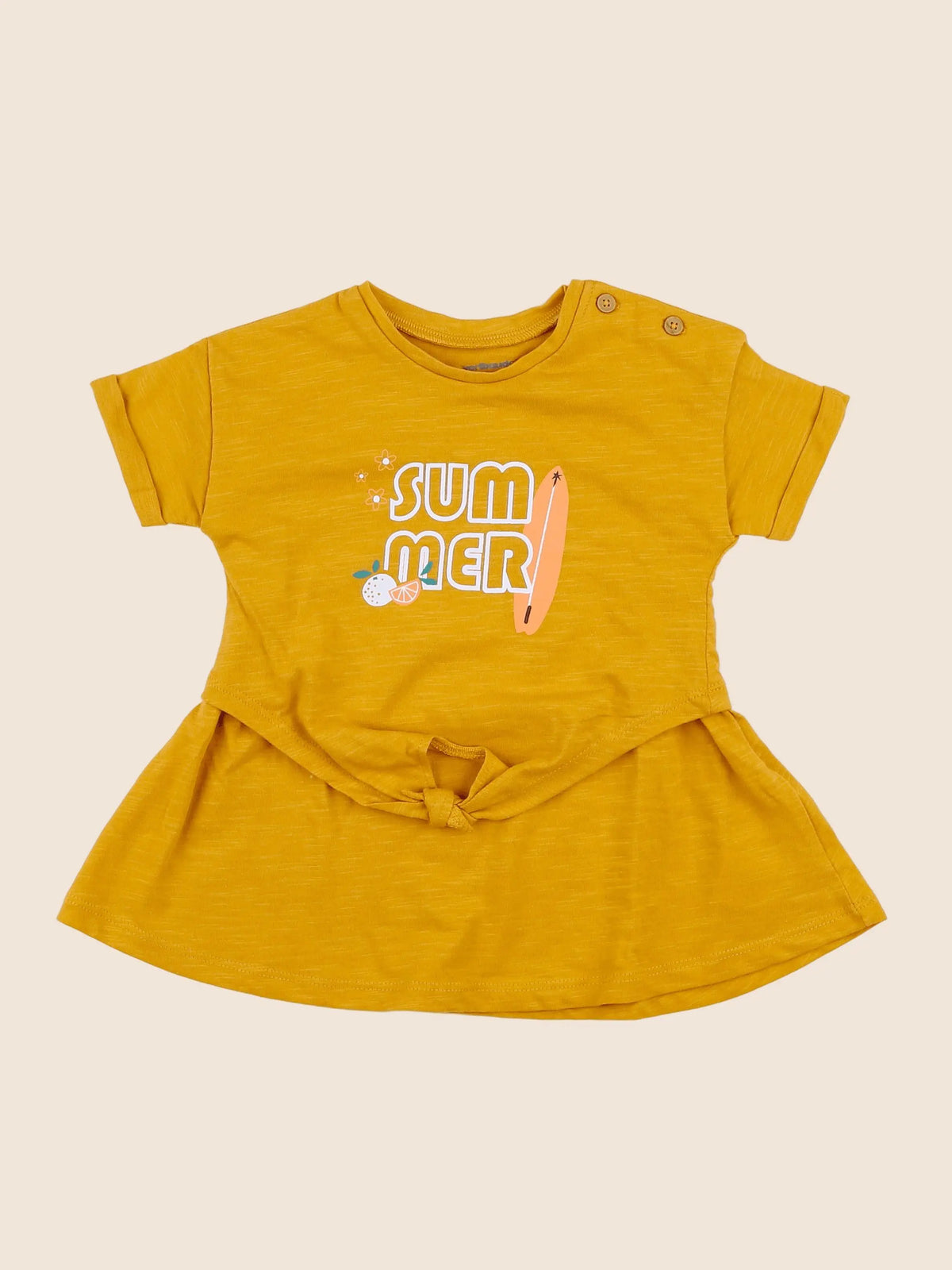Vertbaudet - robe jaune (état neuf) - 9 mois