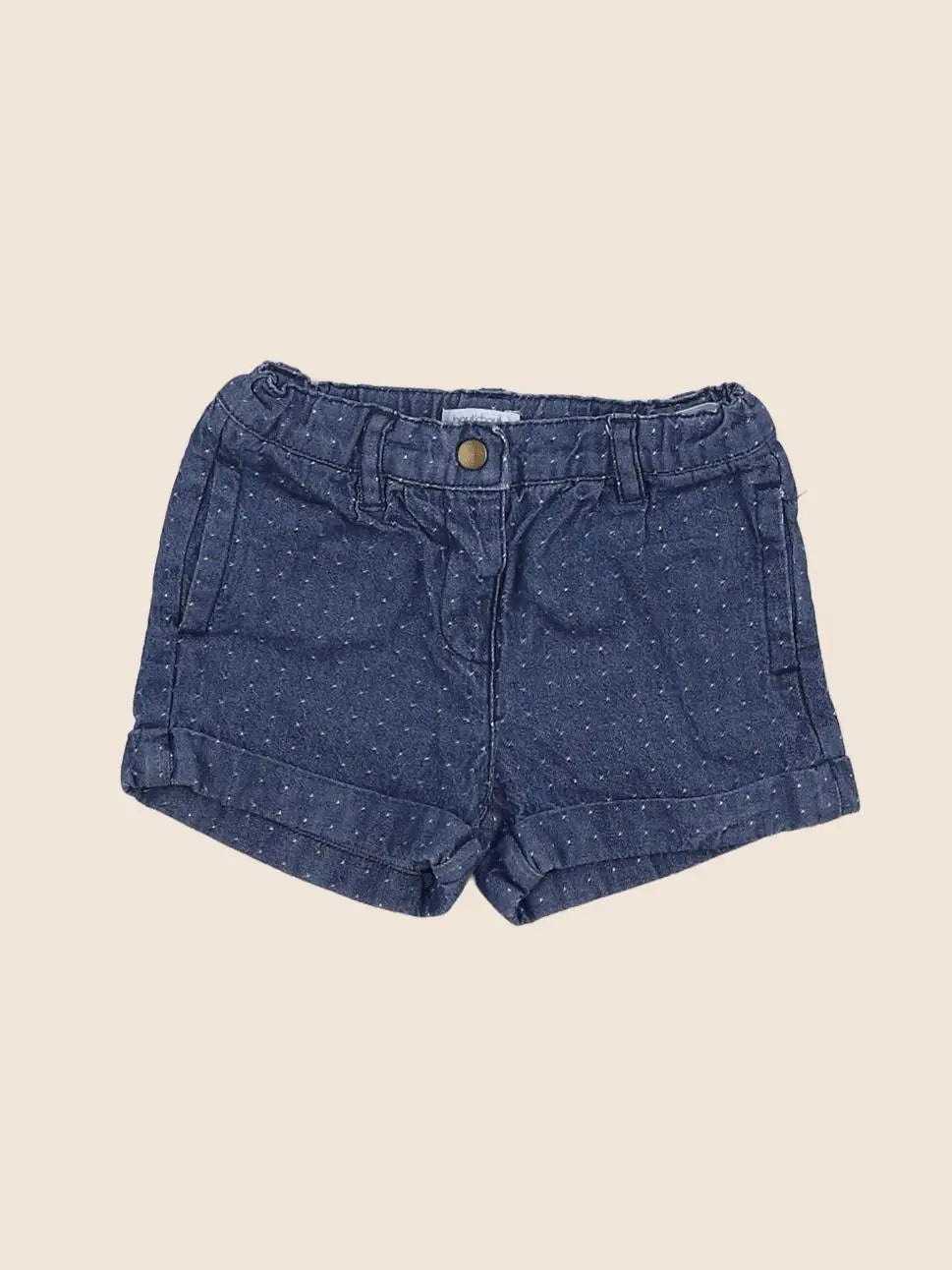 Boutchou - short bleu - 9 mois
