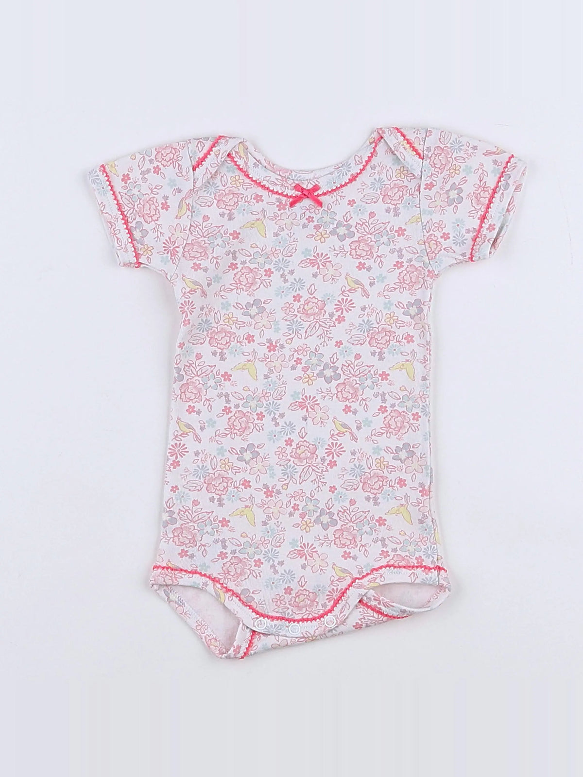 Petit Bateau - body multicolore - 3 mois