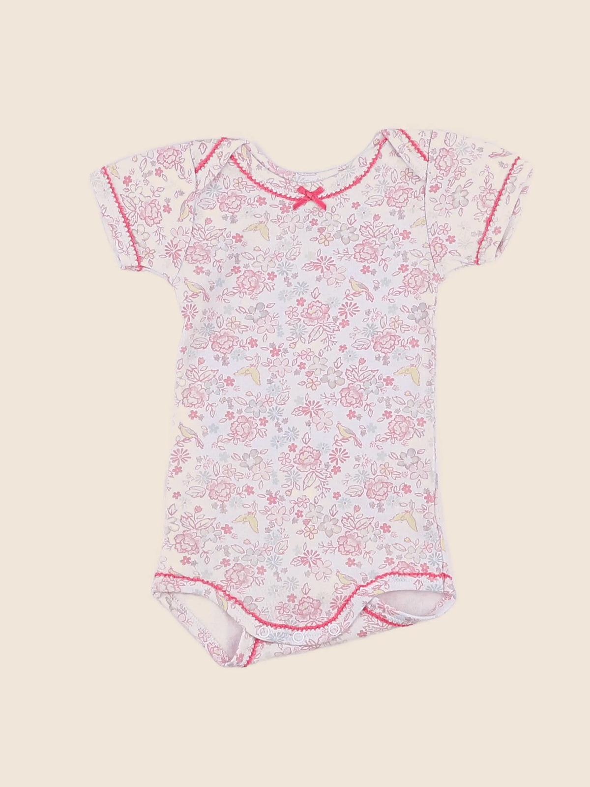 Petit Bateau - body multicolore - 3 mois