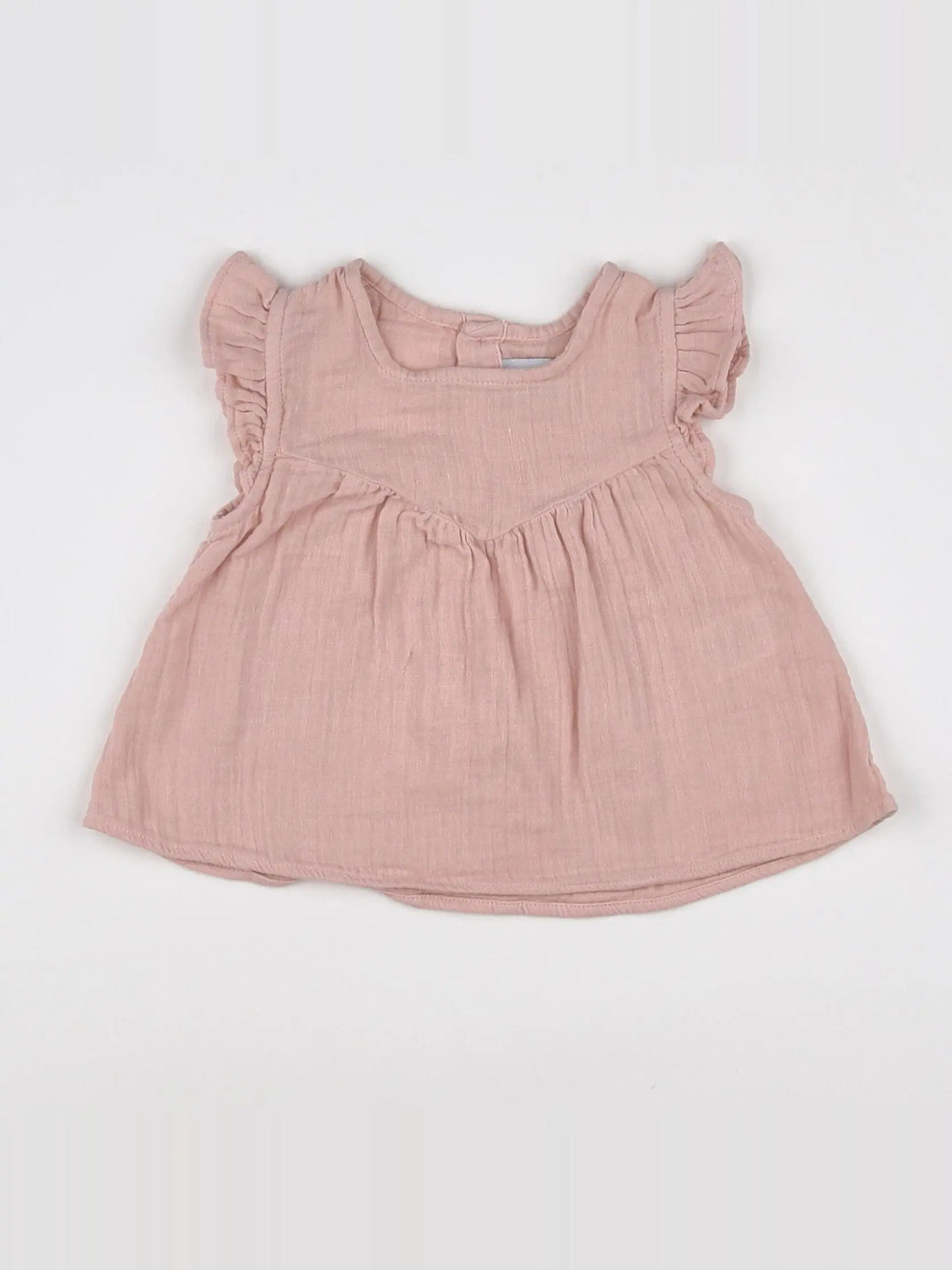 Petit Bateau - blouse rose - 6 mois