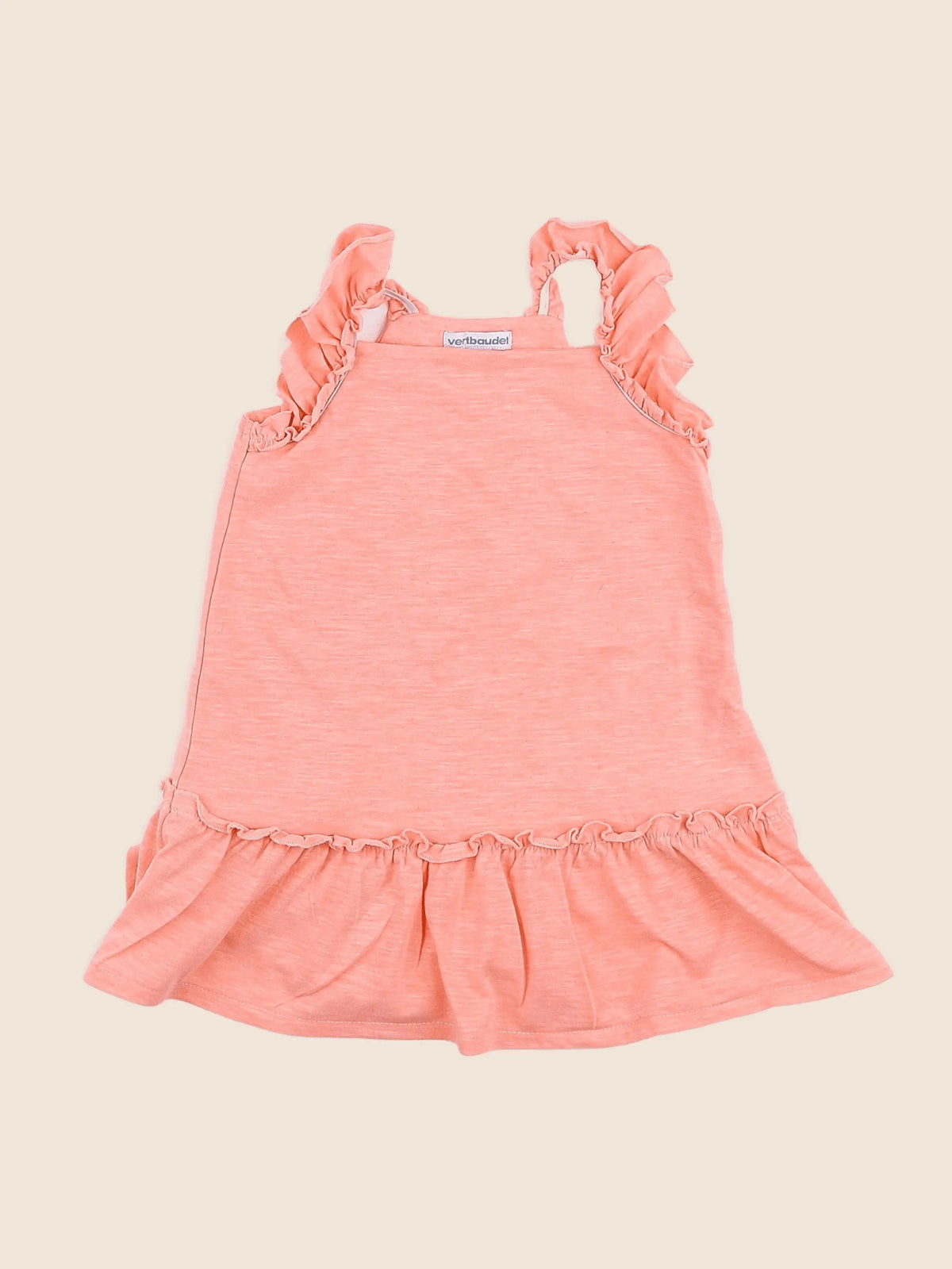 Vertbaudet - robe orange - 2 ans