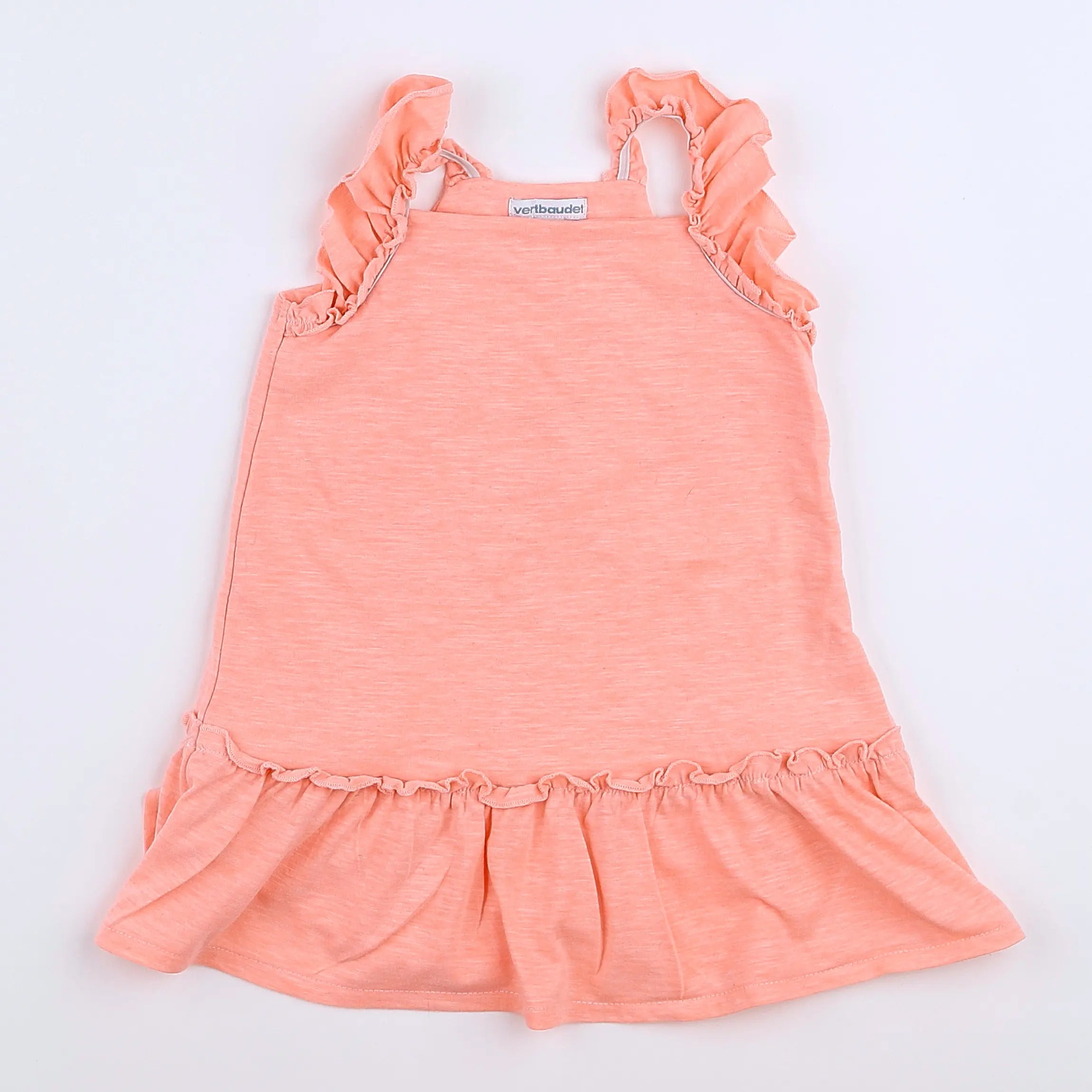Vertbaudet - robe orange - 2 ans