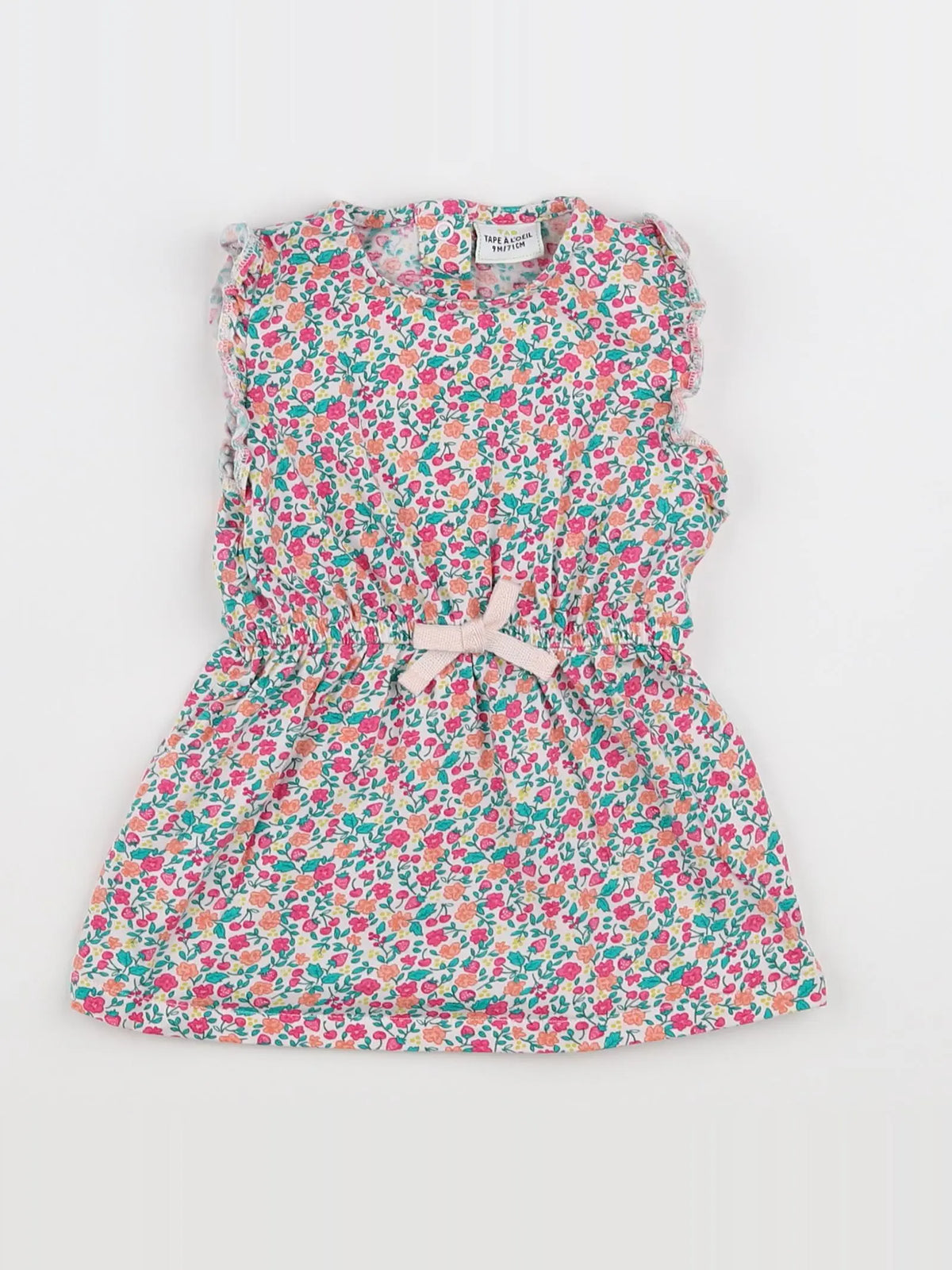 Tape à l'oeil - robe multicolore - 9 mois