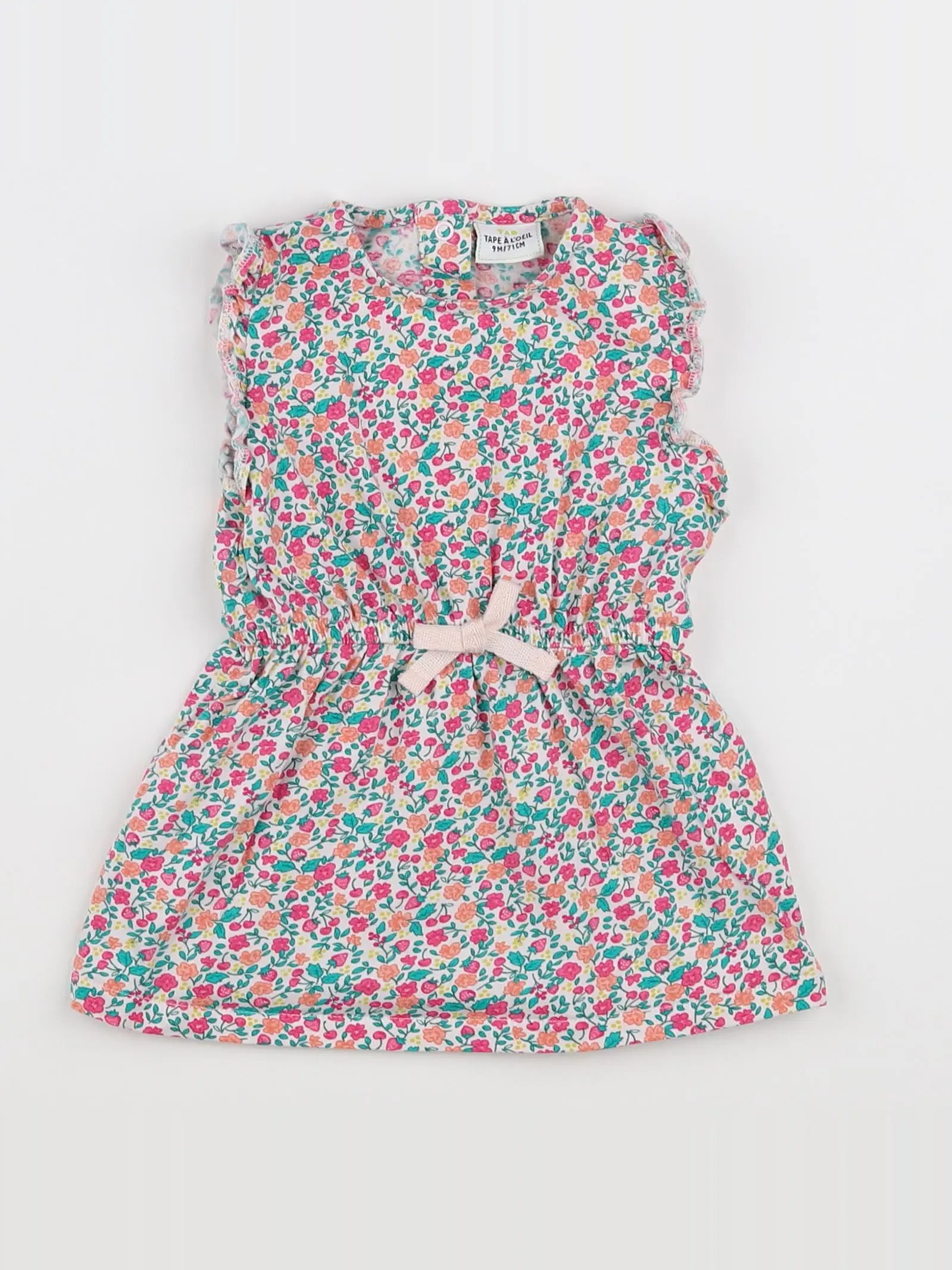 Tape à l'oeil - robe multicolore - 9 mois