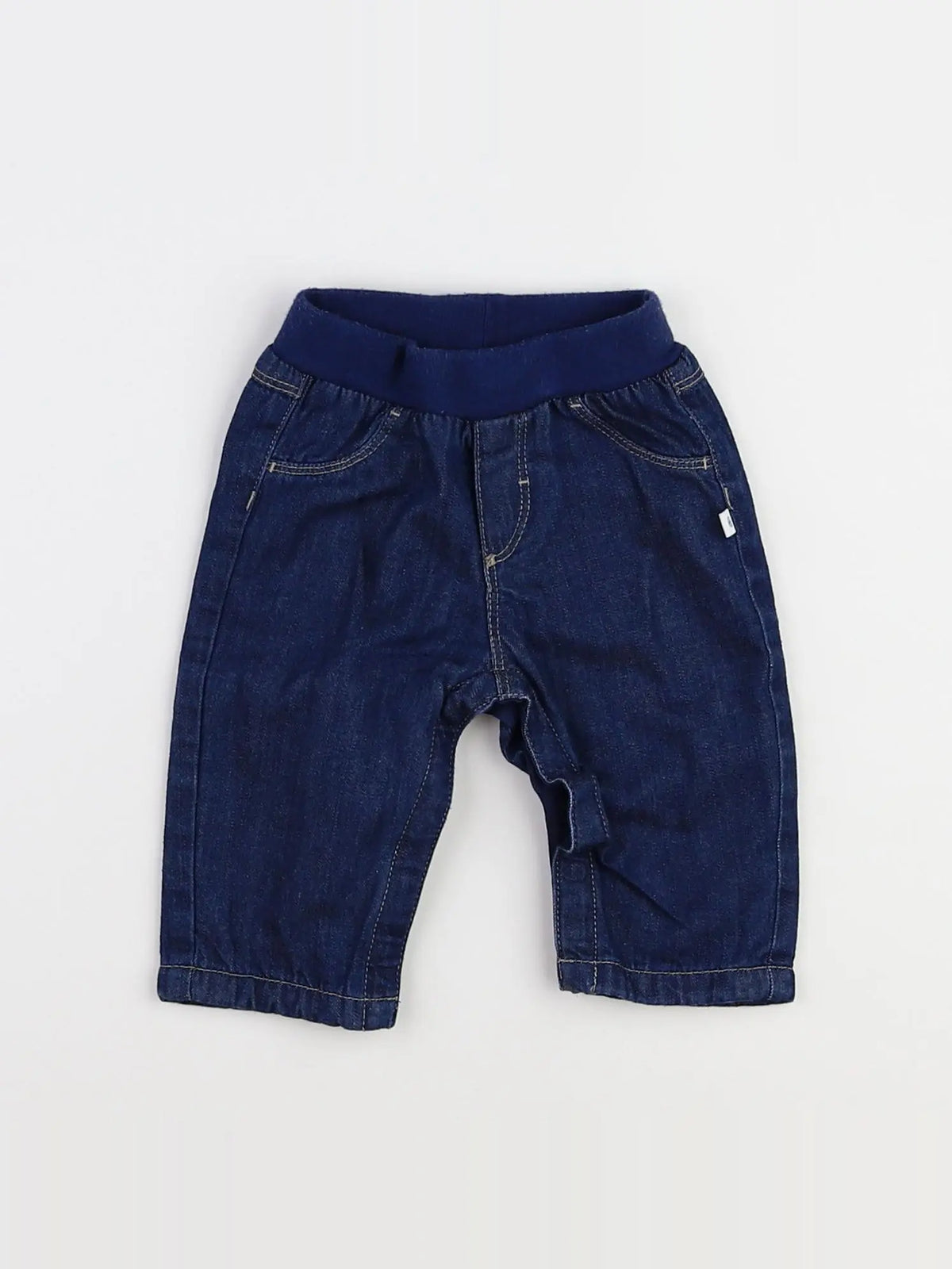 Petit Bateau - jean bleu - 3 mois