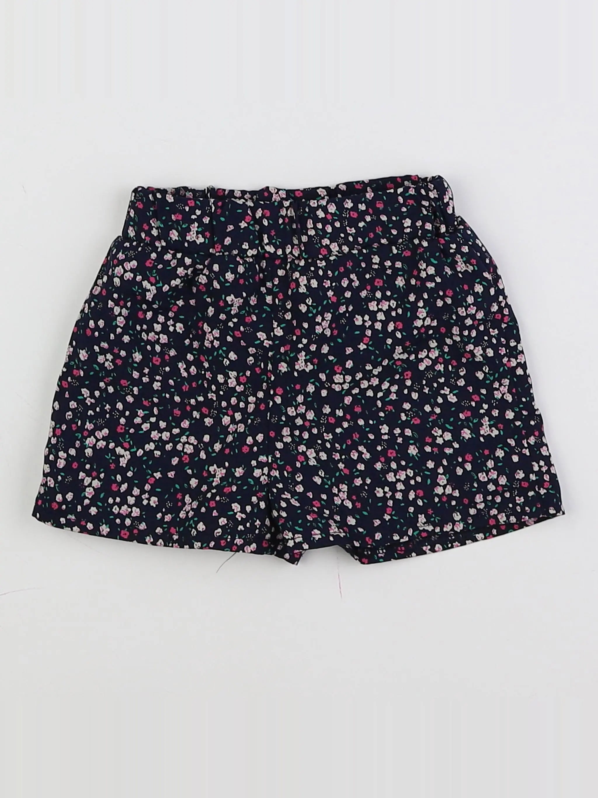 Little Cigogne - short bleu - 12 mois