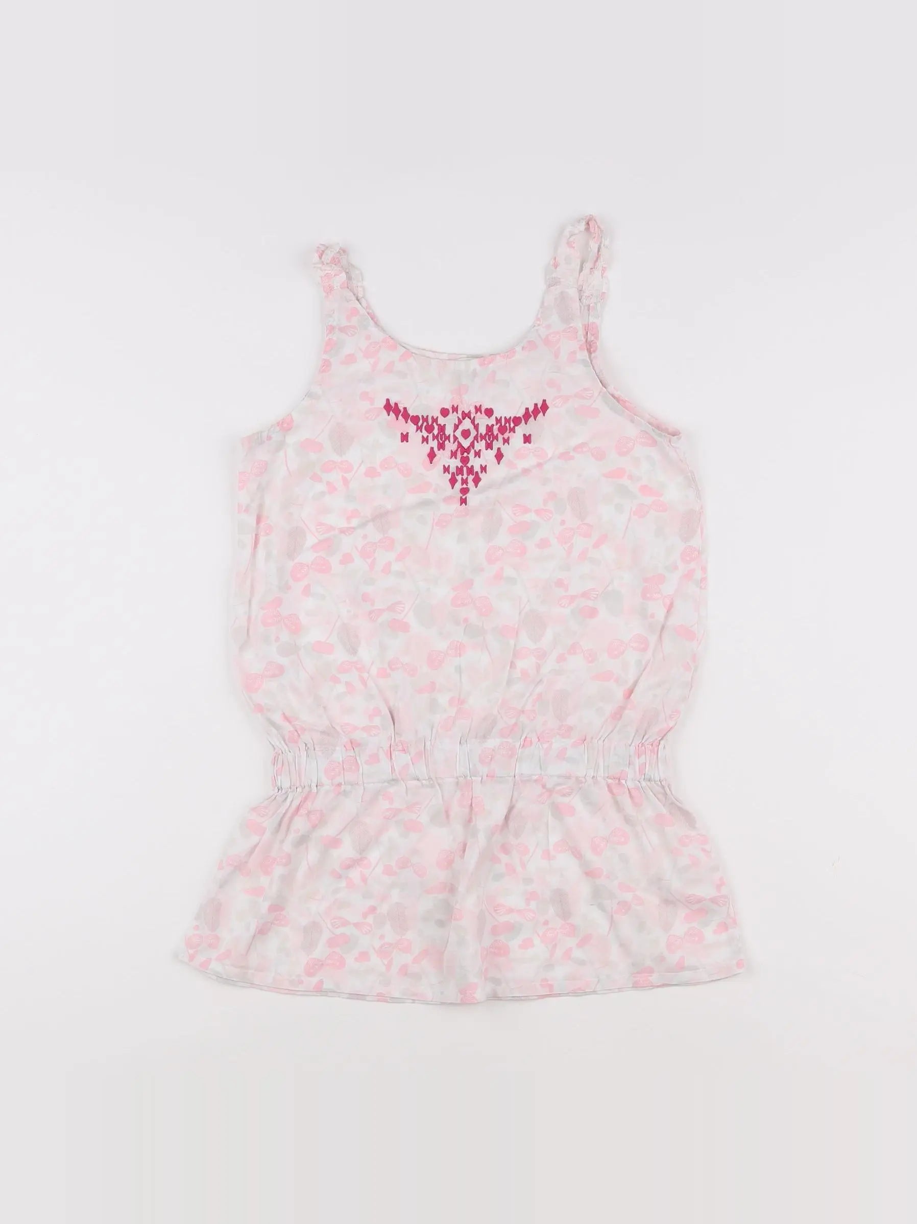 Vertbaudet - robe blanc - 6 ans