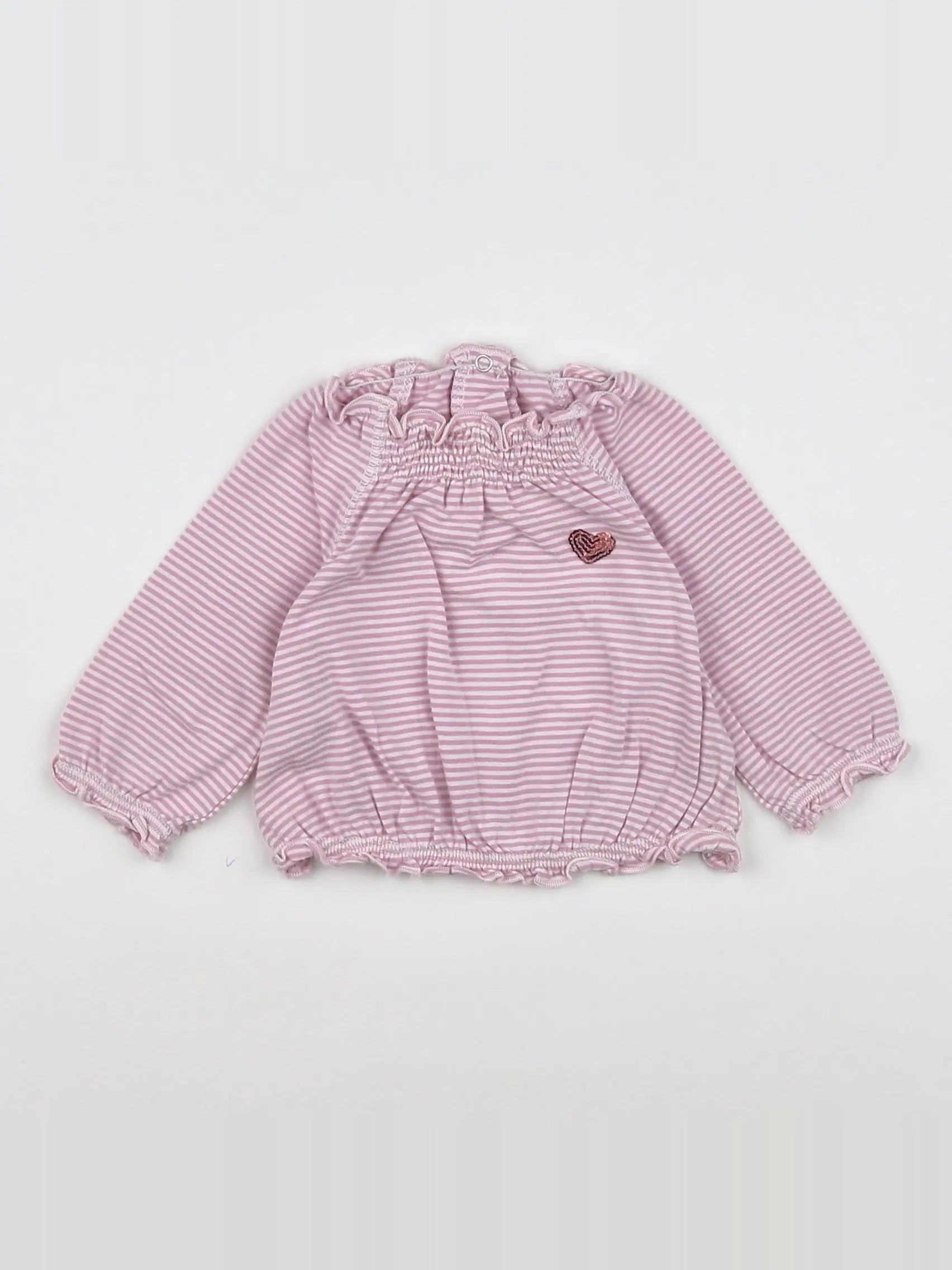 Tape à l'oeil - tee-shirt rose - 3 mois