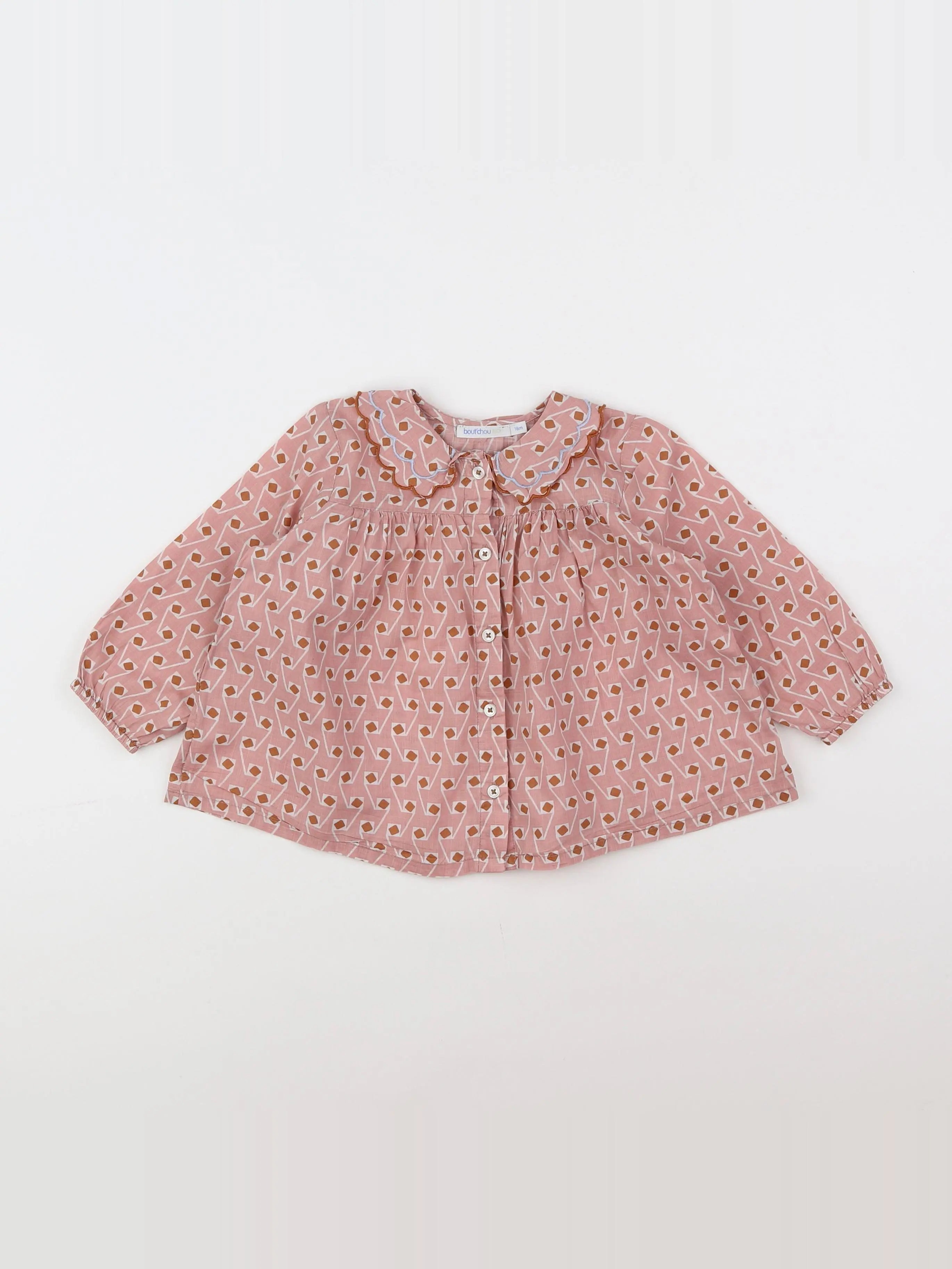 Boutchou - blouse rose - 18 mois