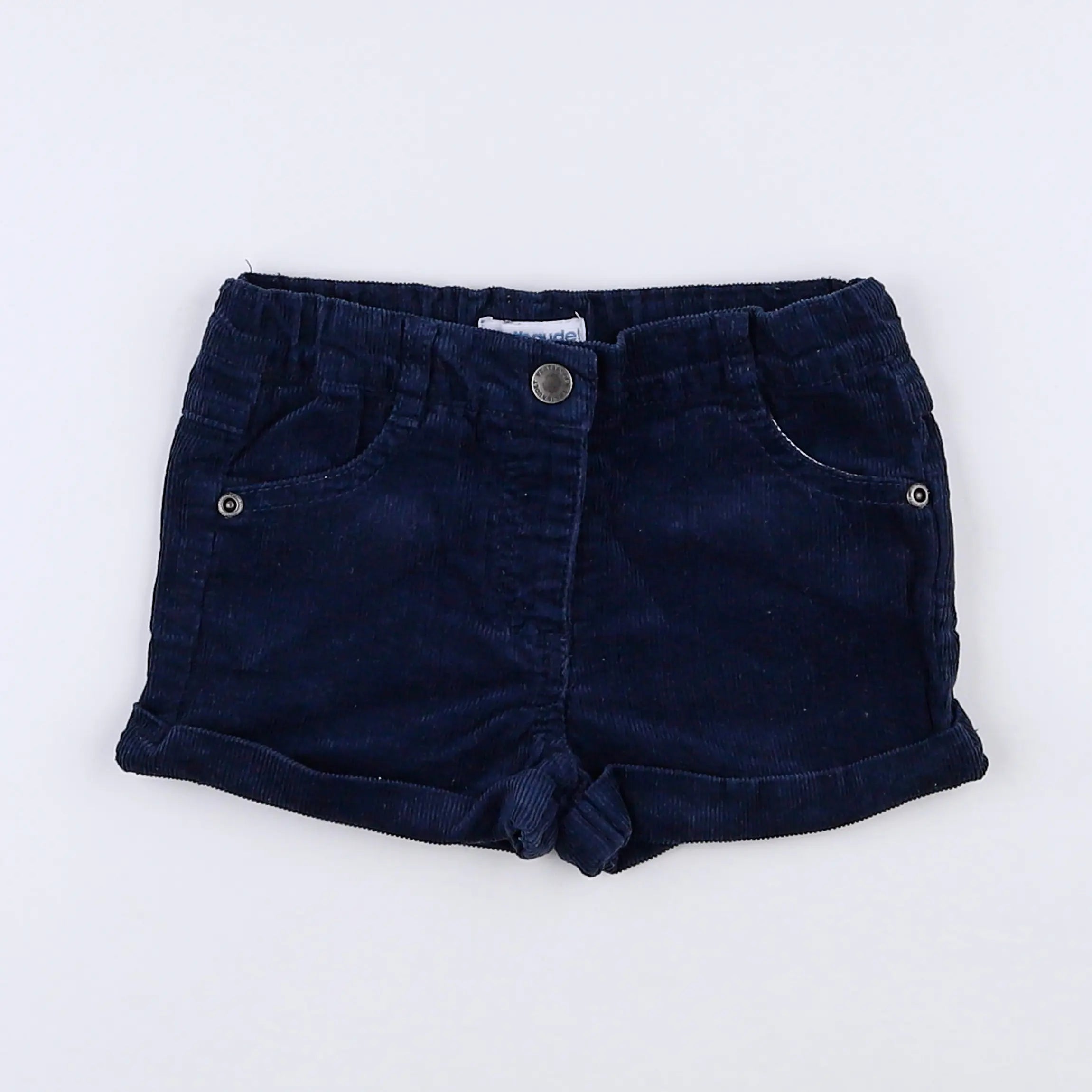 Vertbaudet - short bleu - 12 mois