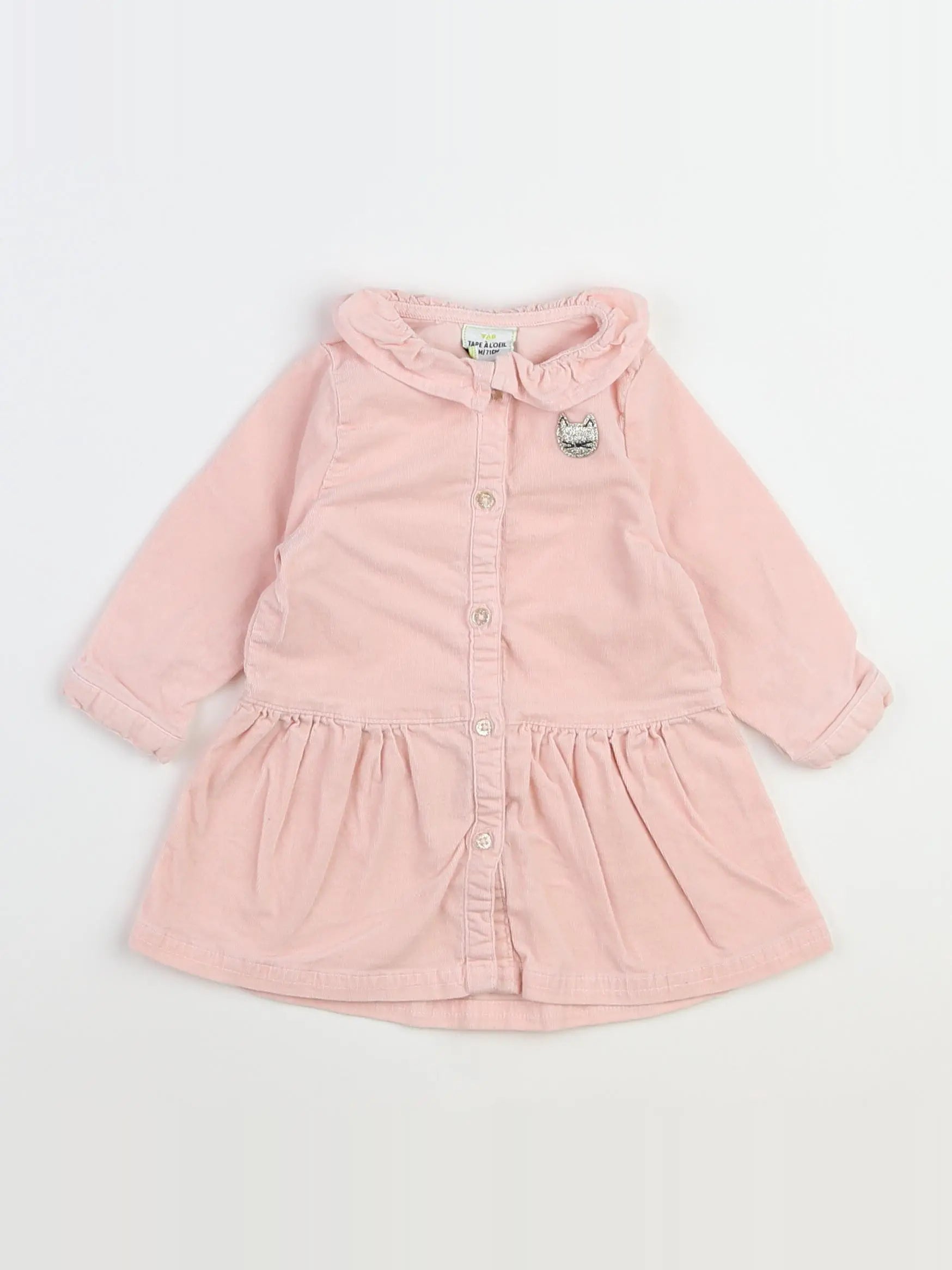 Tape à l'oeil - robe rose - 9 mois