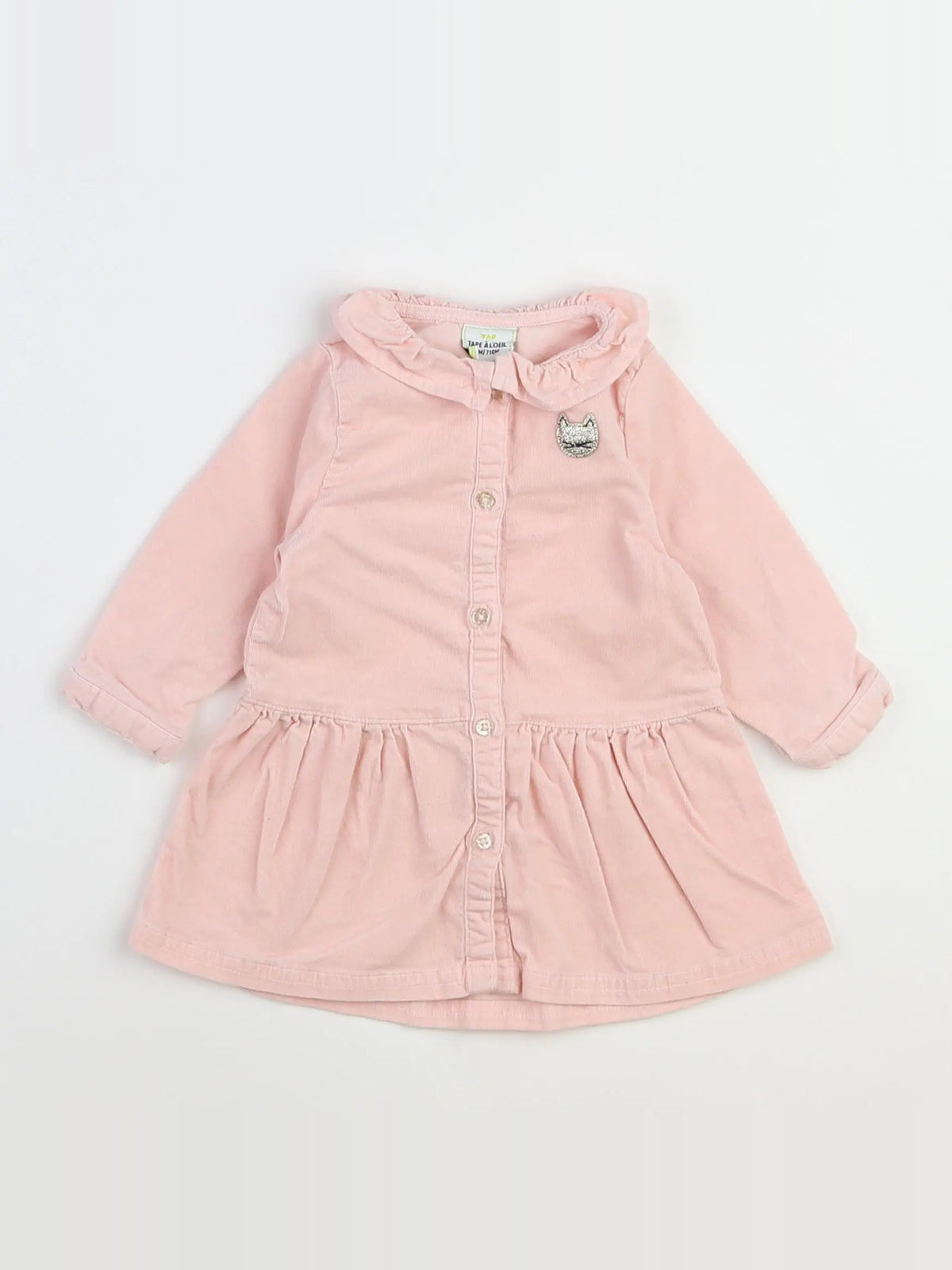 Tape à l'oeil - robe rose - 9 mois