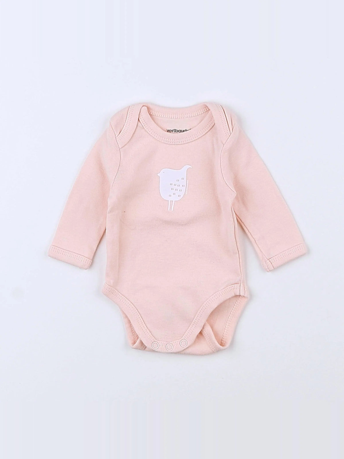 Vertbaudet - body rose - 1 mois