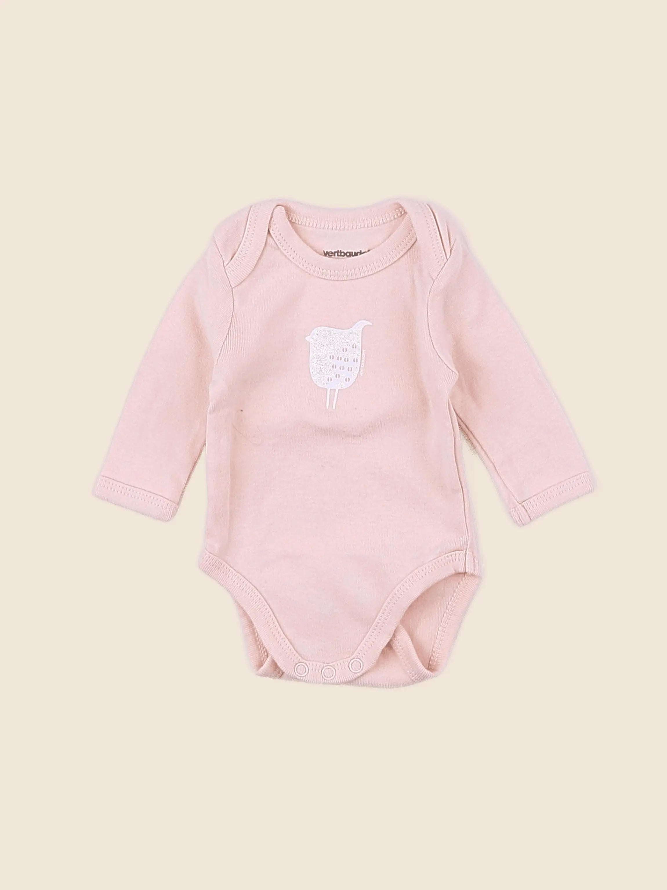 Vertbaudet - body rose - 1 mois