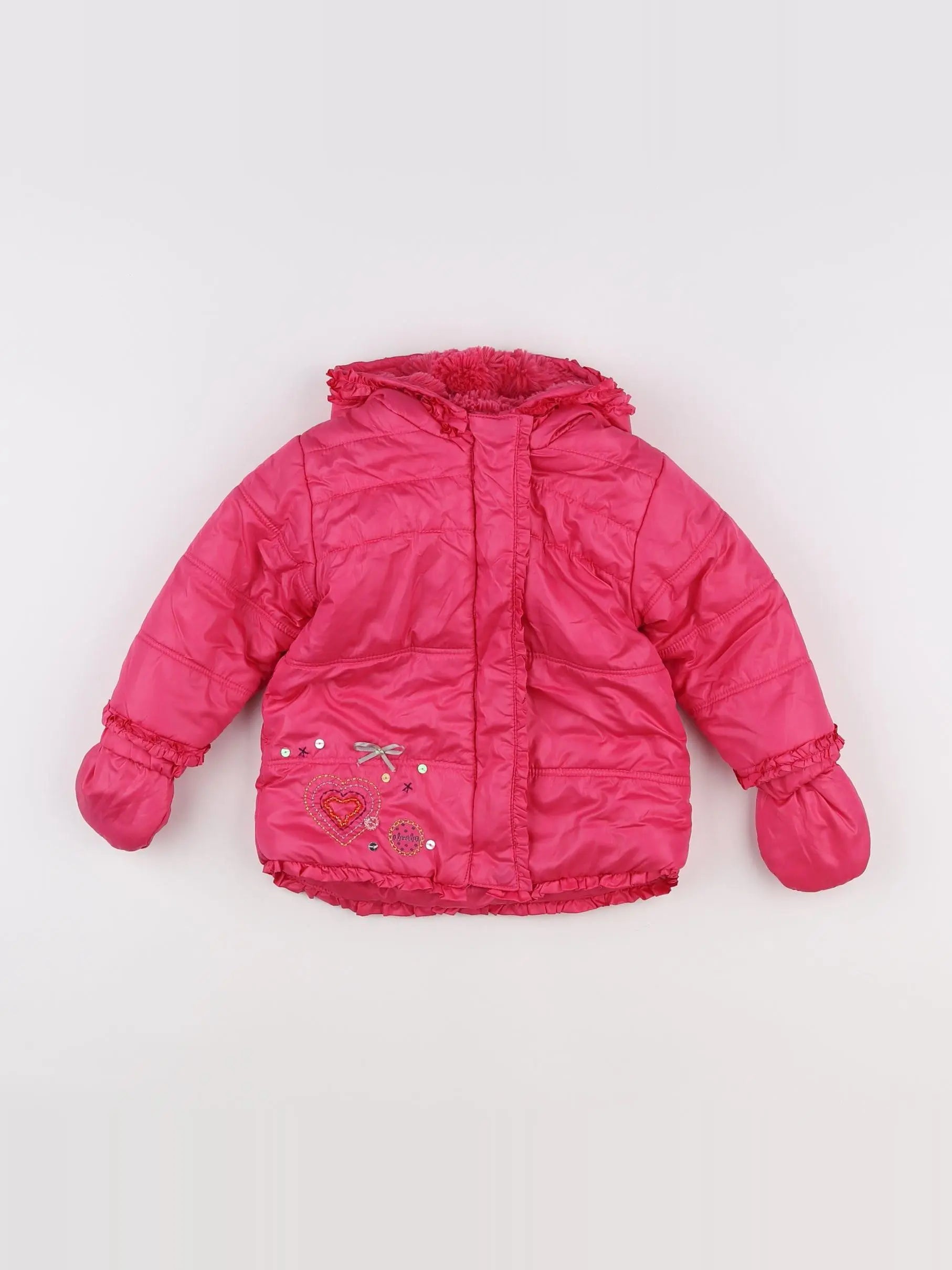 Absorba - doudoune rose - 12 mois