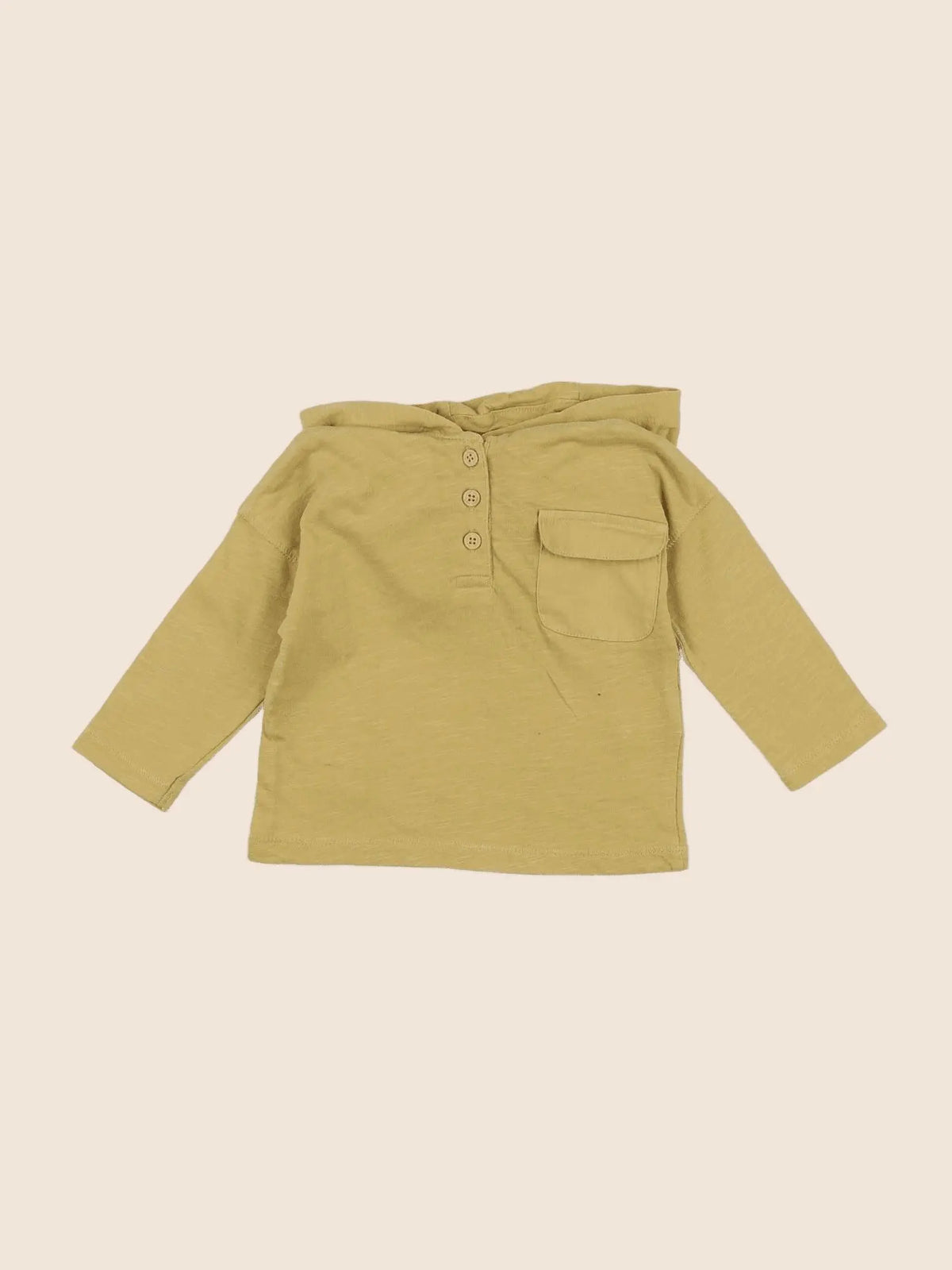 Vertbaudet - tee-shirt jaune - 9 mois