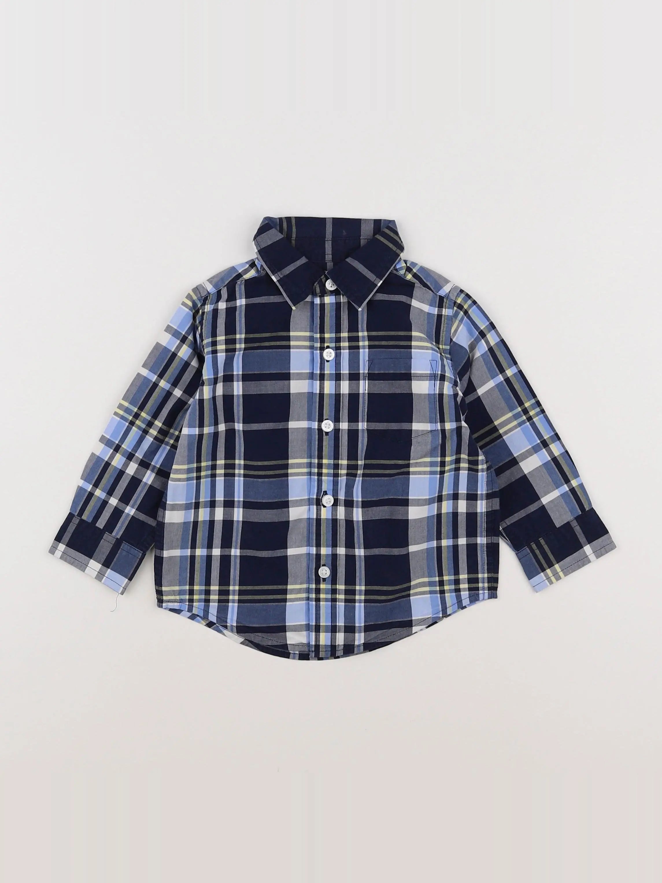 Janie and Jack - chemise bleu, multicolore - 12/18 mois