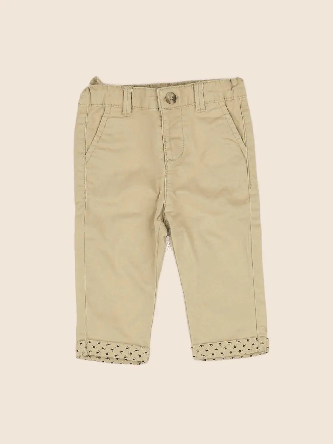 Tape à l'oeil - pantalon beige - 6 mois