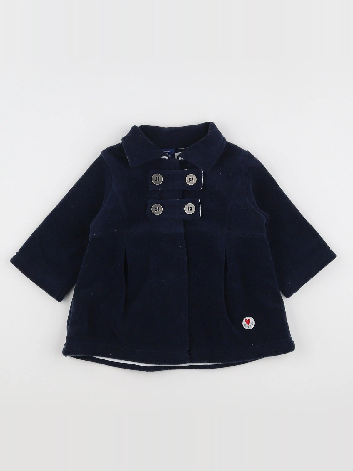 Terre de marins - manteau bleu - 6 mois