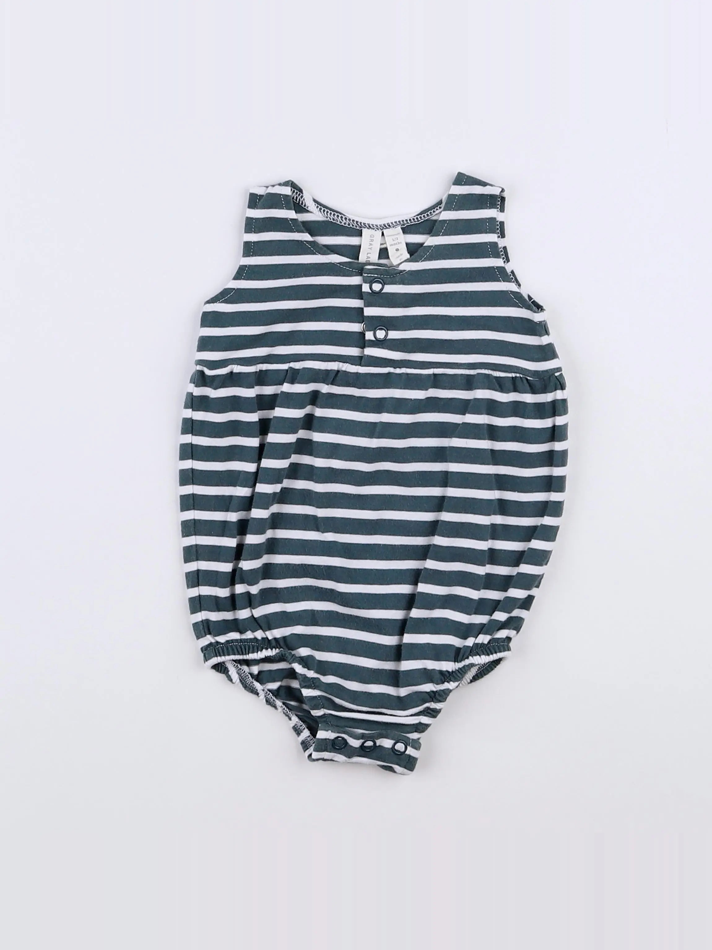 Gray Label - combinaison blanc, vert - 1/3 mois