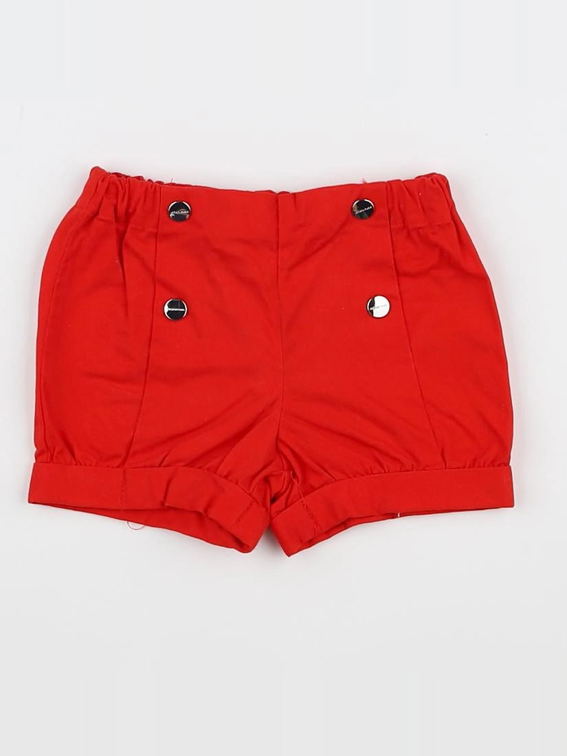 Jacadi - short rouge - 6 mois