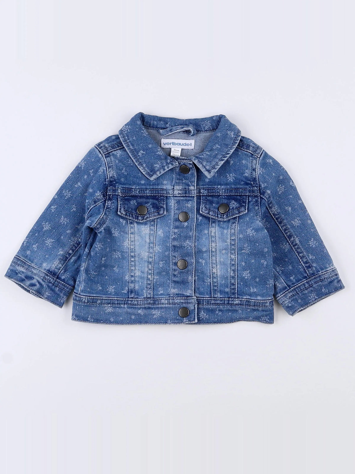 Vertbaudet - veste bleu - 3 mois