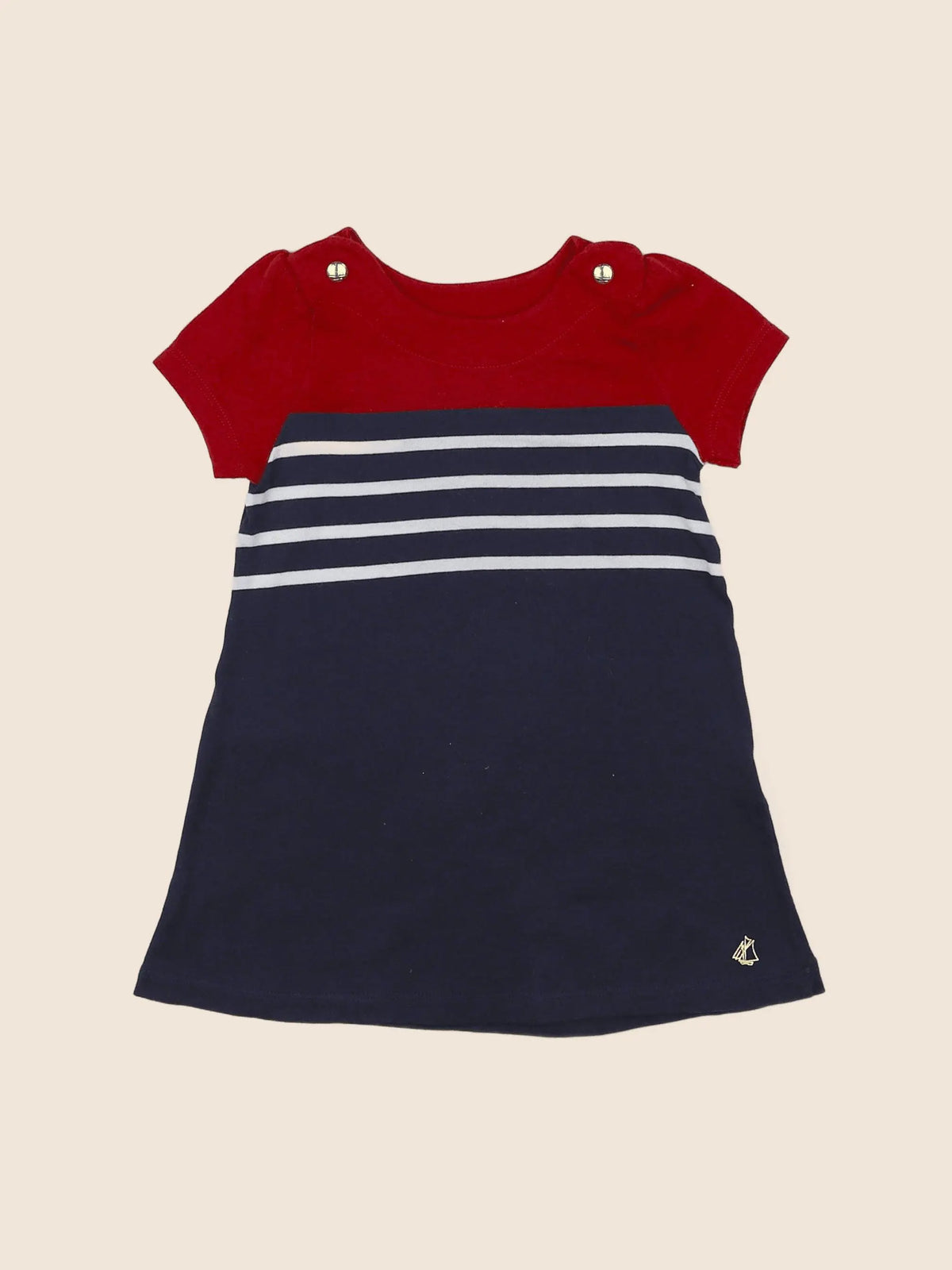 Petit Bateau - robe multicolore - 12 mois