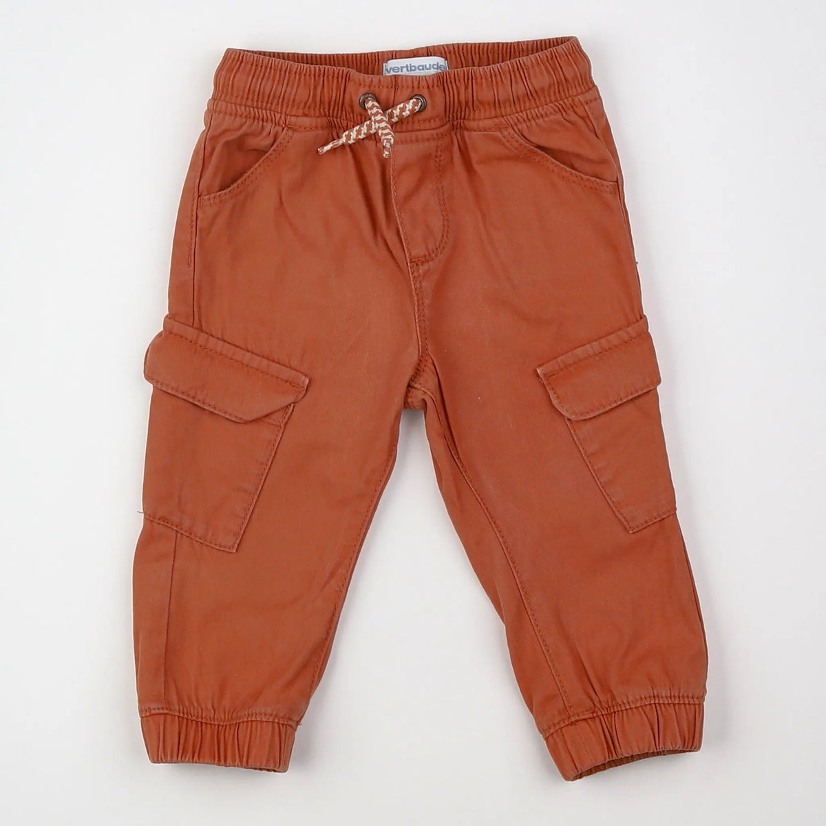 Vertbaudet - pantalon marron - 12 mois
