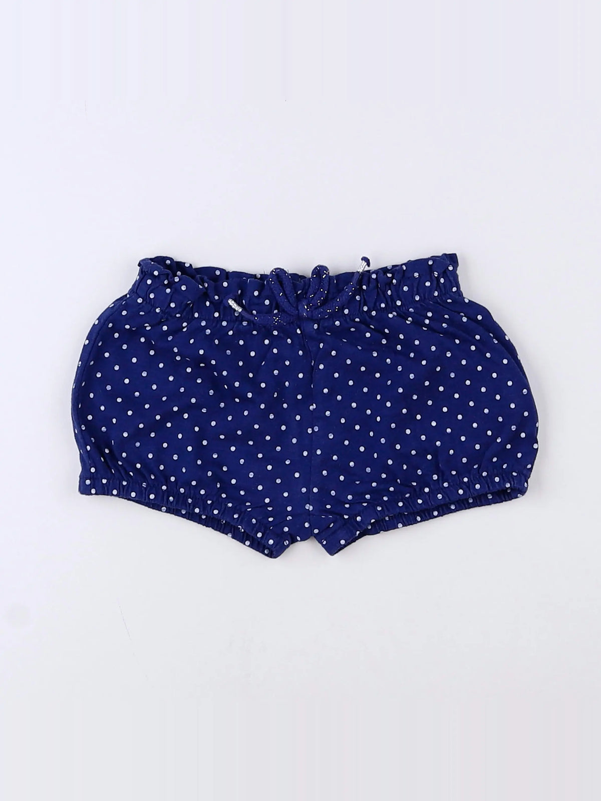 Vertbaudet - short bleu, blanc - 12 mois