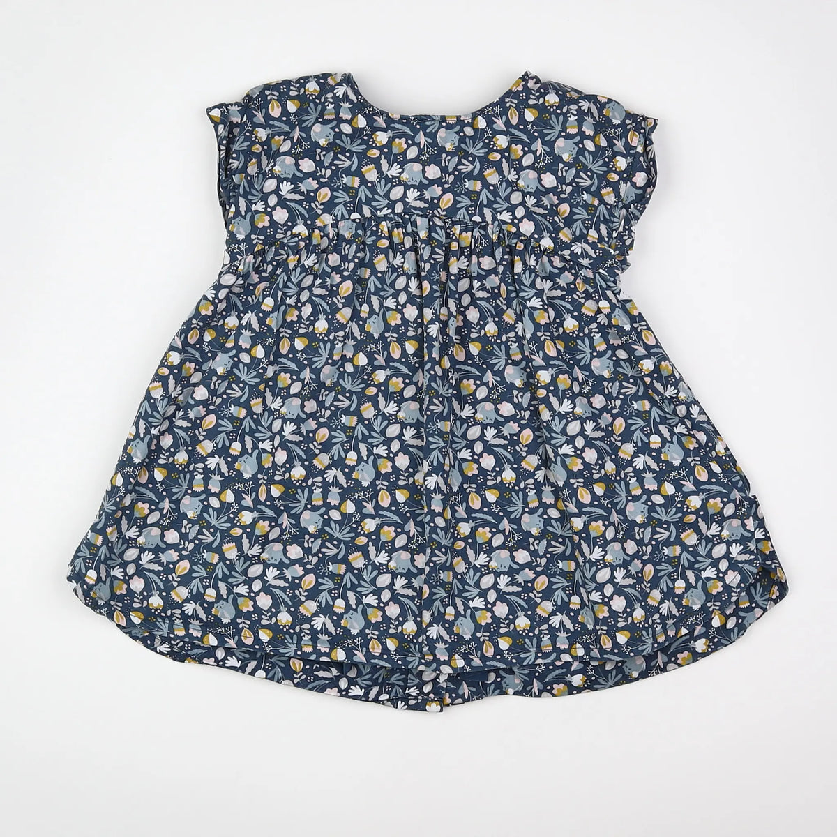 Vertbaudet - robe bleu - 18 mois