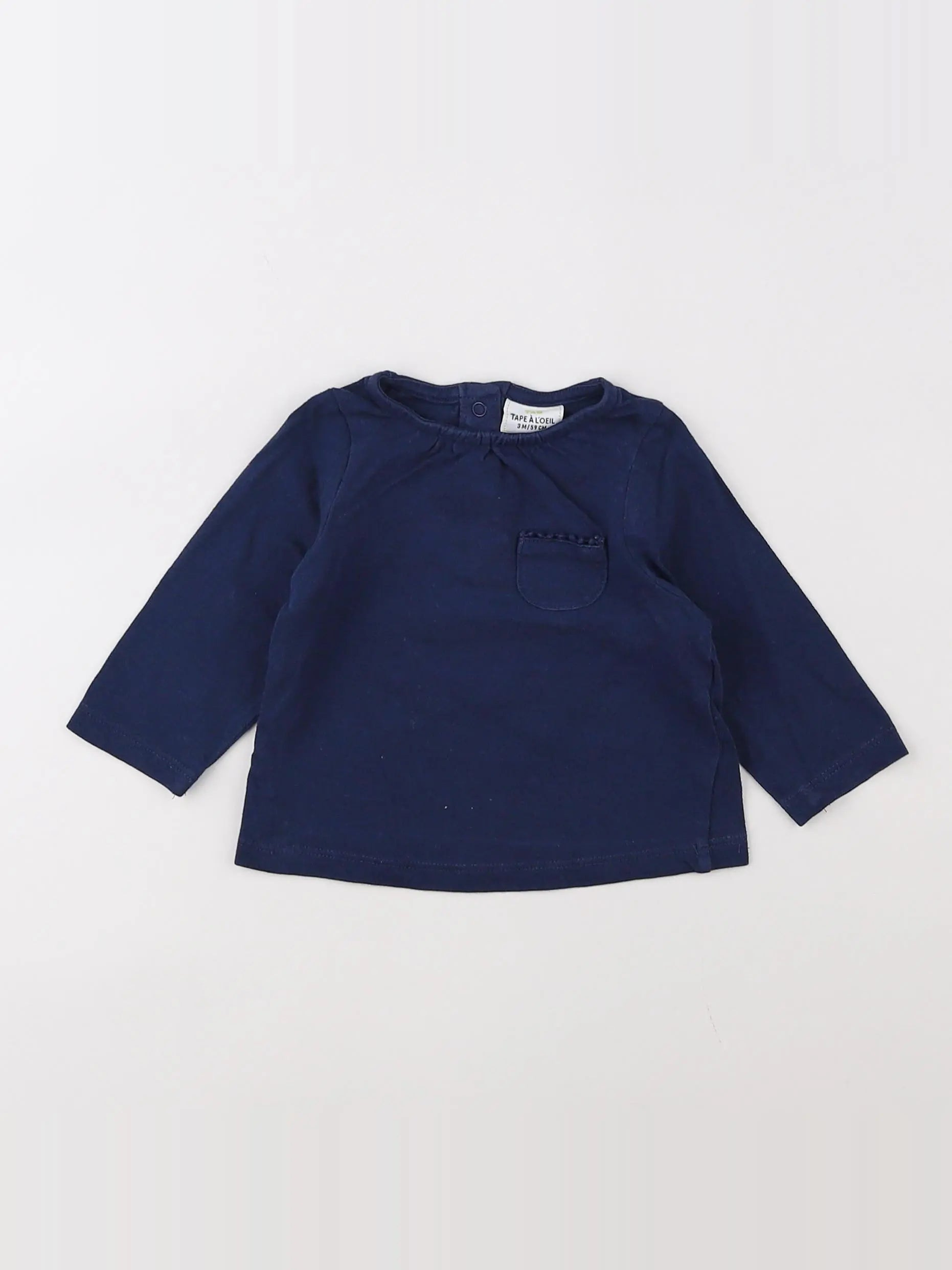 Tape à l'oeil - tee-shirt bleu - 3 mois